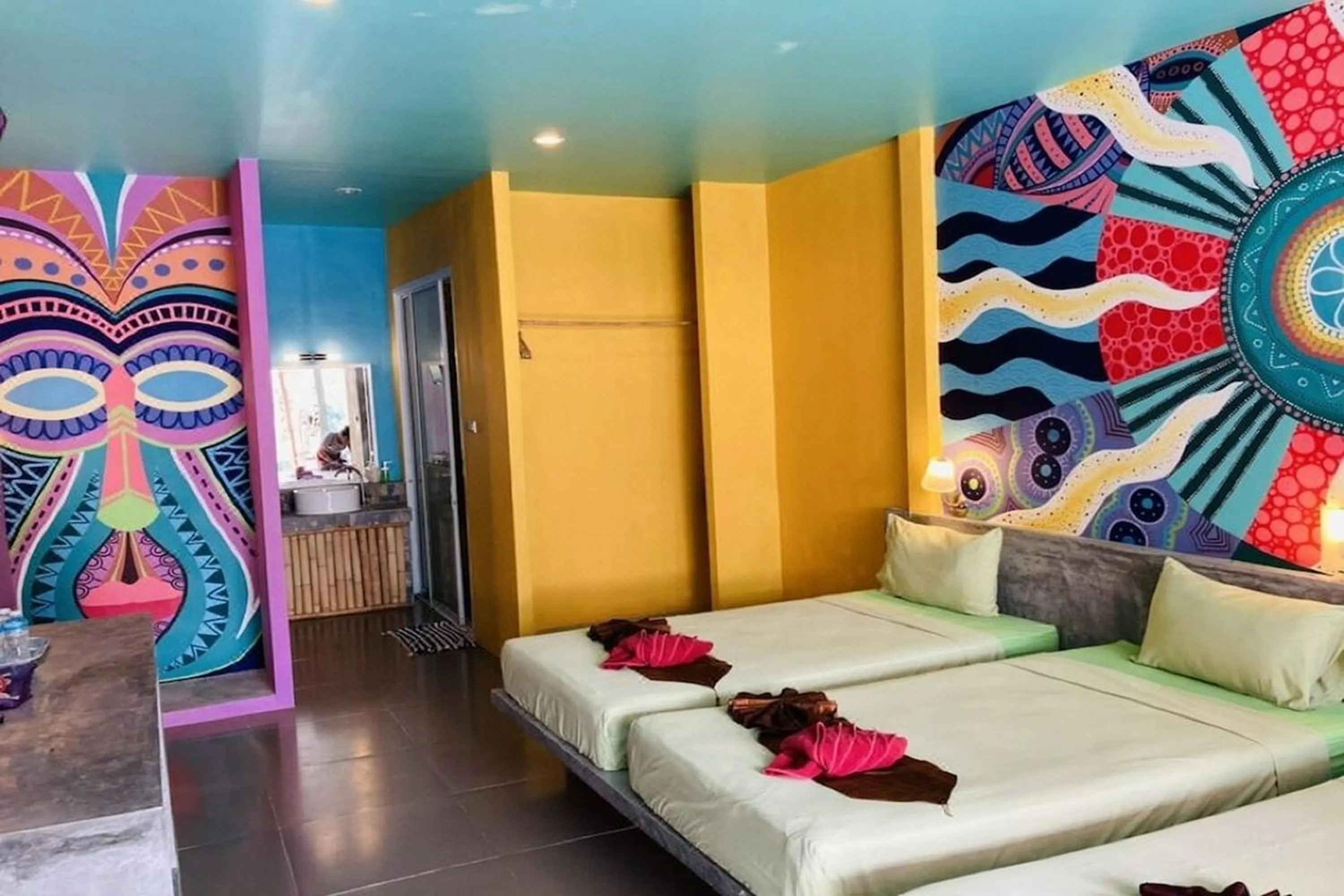 Bed in Chaba Bungalows