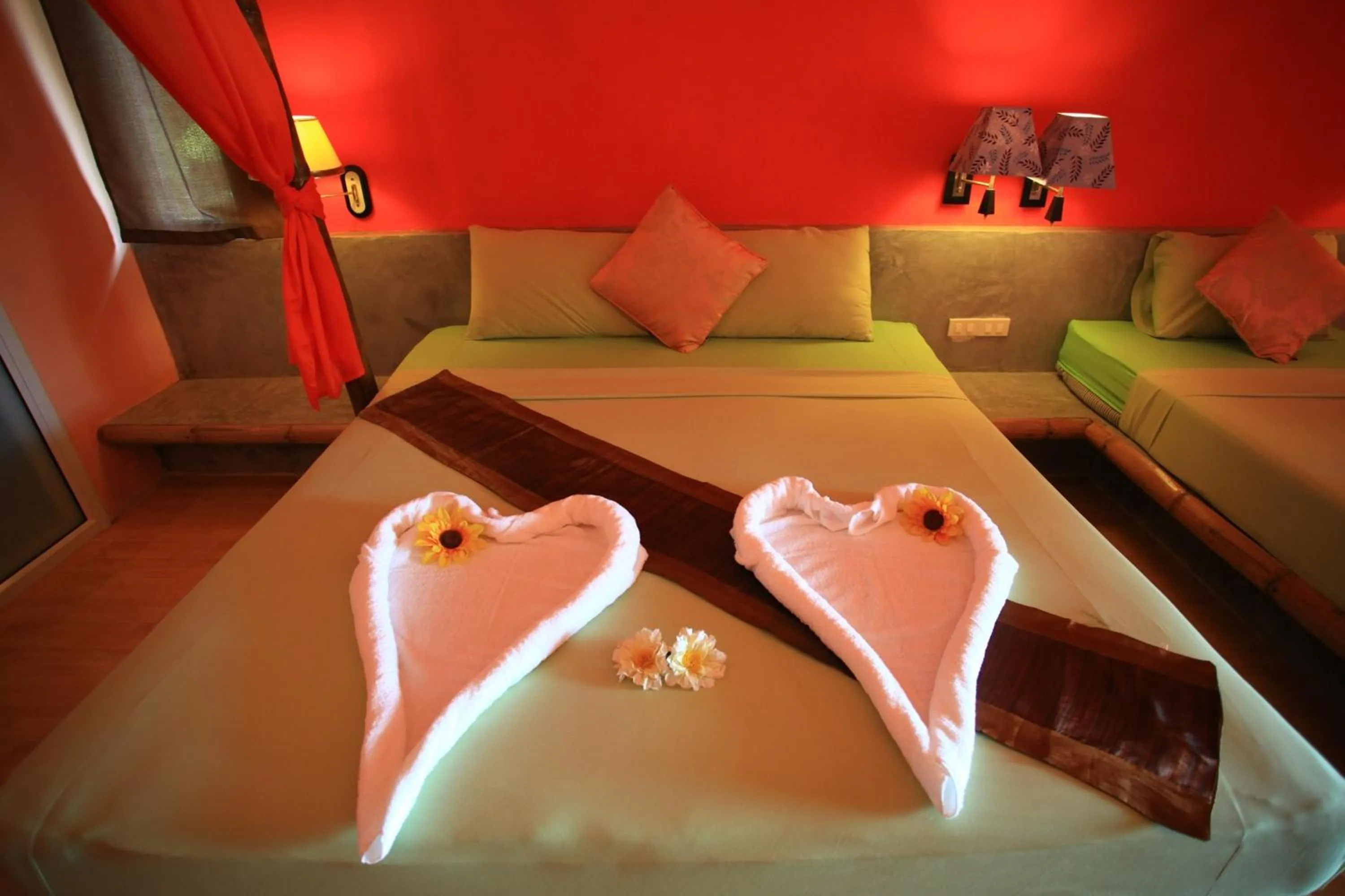 Bed in Chaba Bungalows