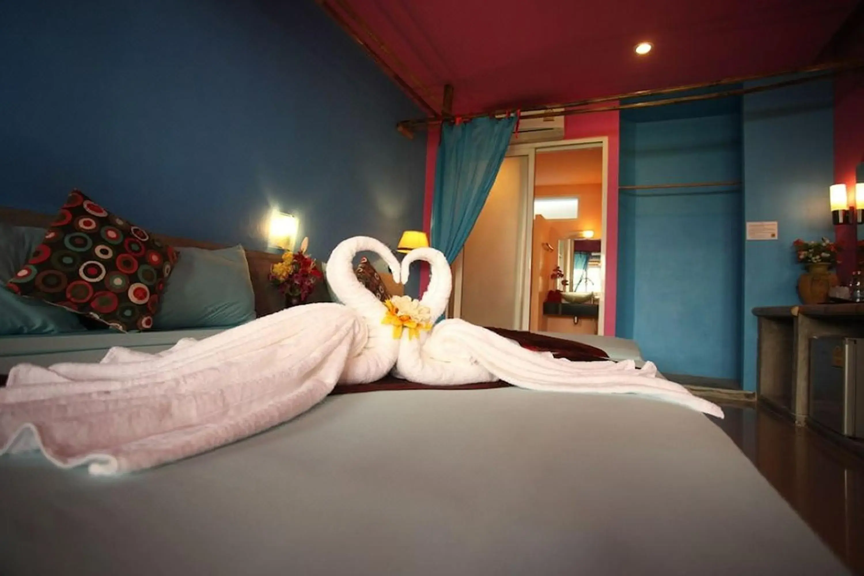 Bed in Chaba Bungalows Bed in Chaba Bungalows