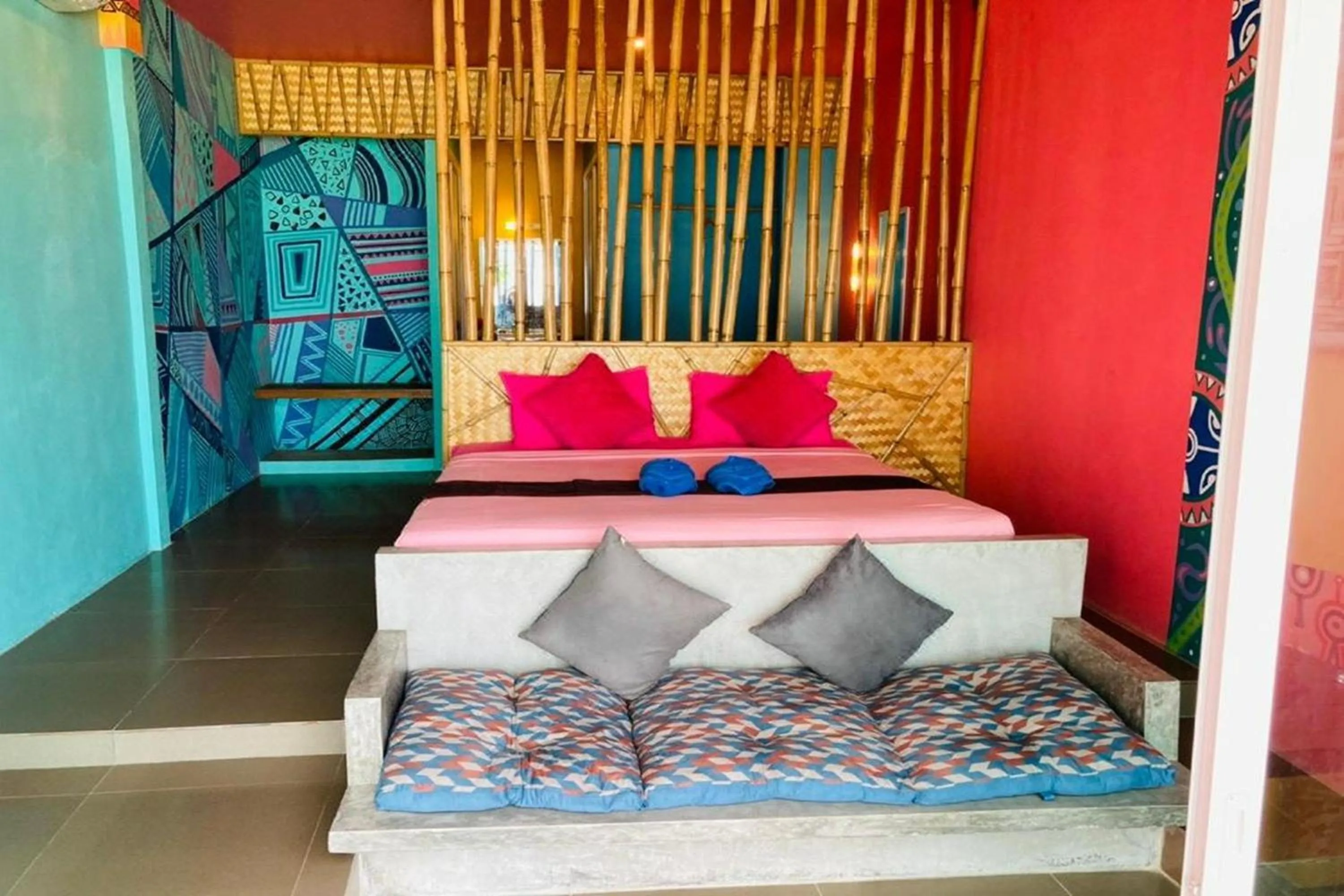 Bed in Chaba Bungalows