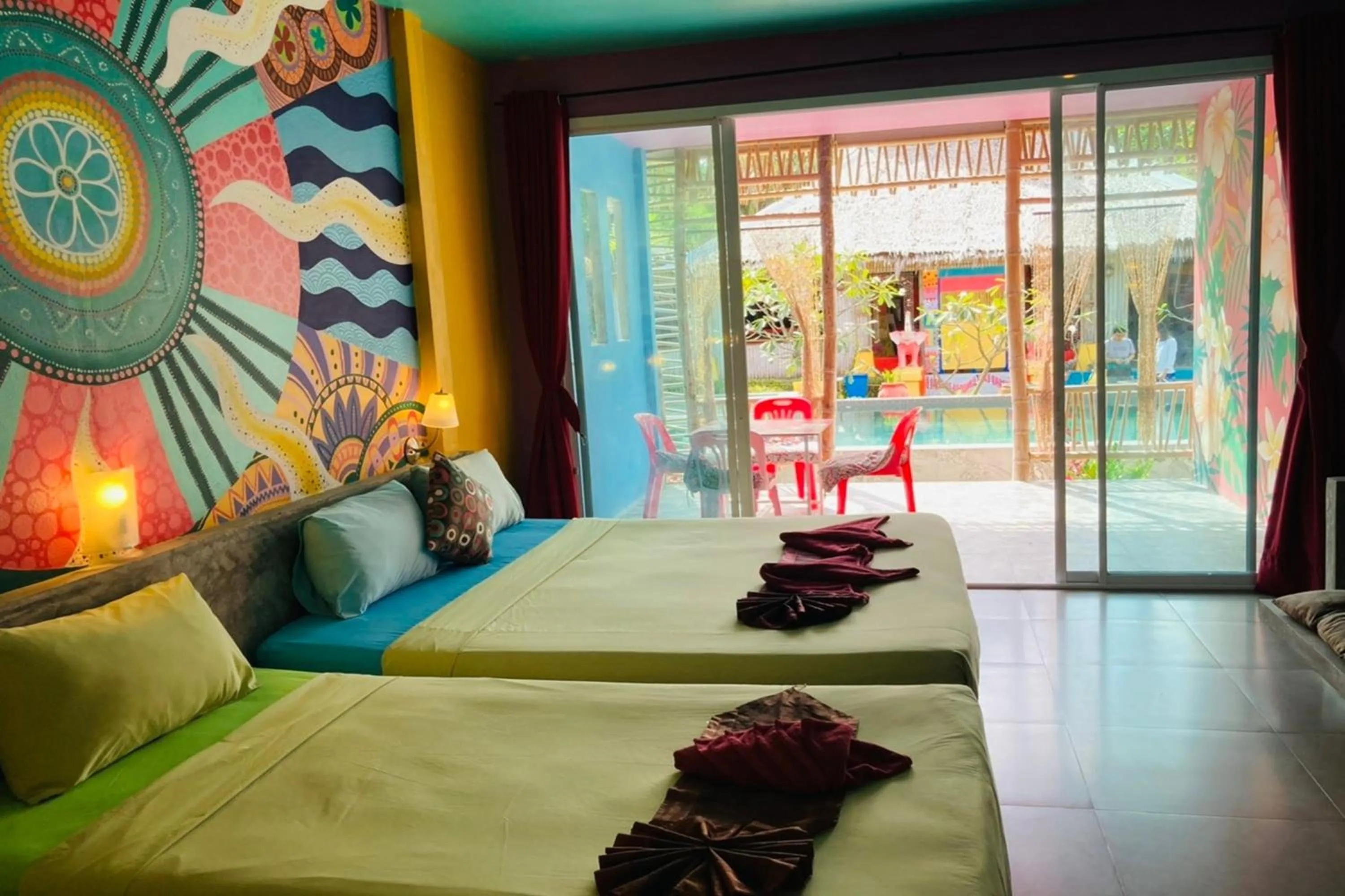 Bed in Chaba Bungalows