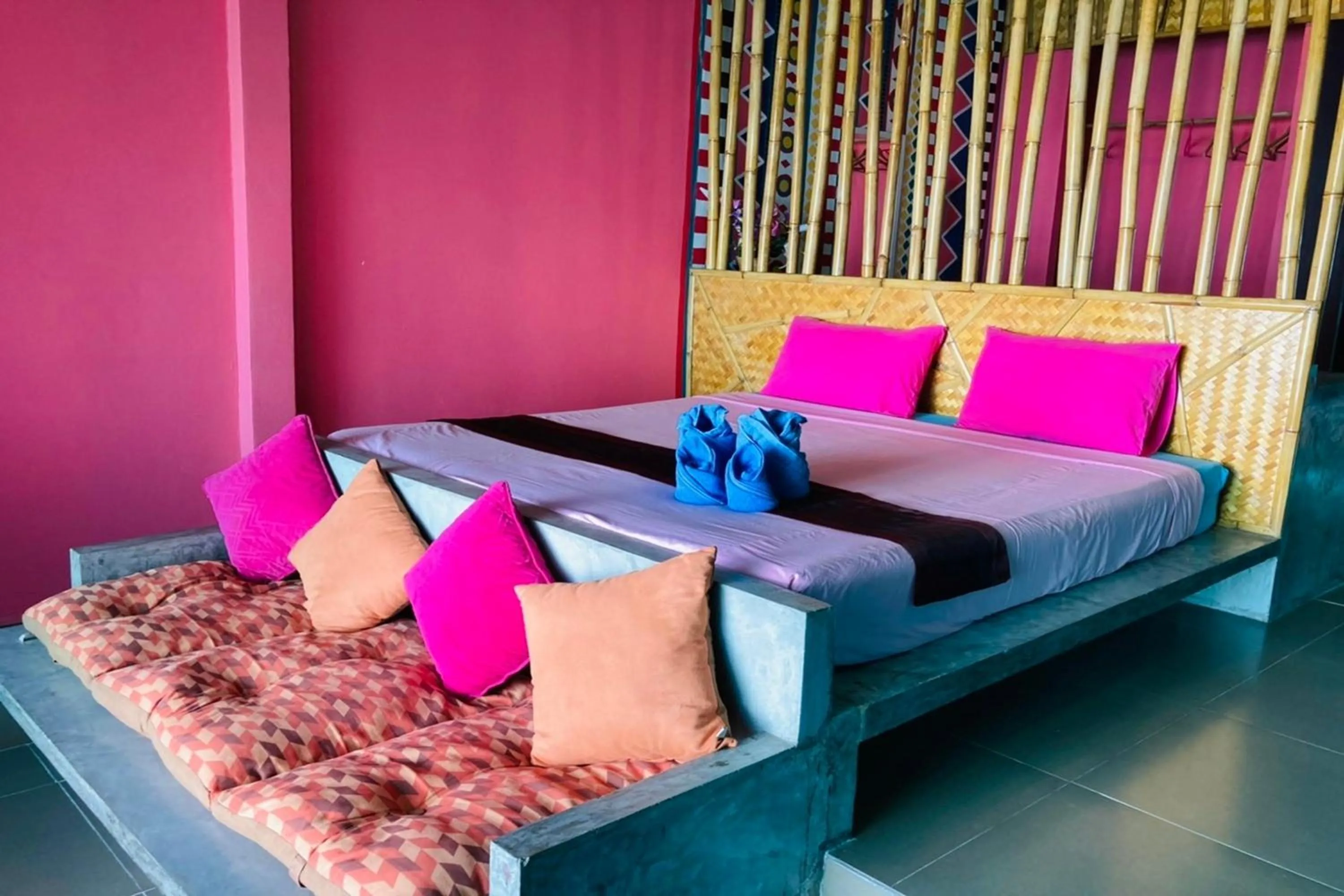 Bed in Chaba Bungalows