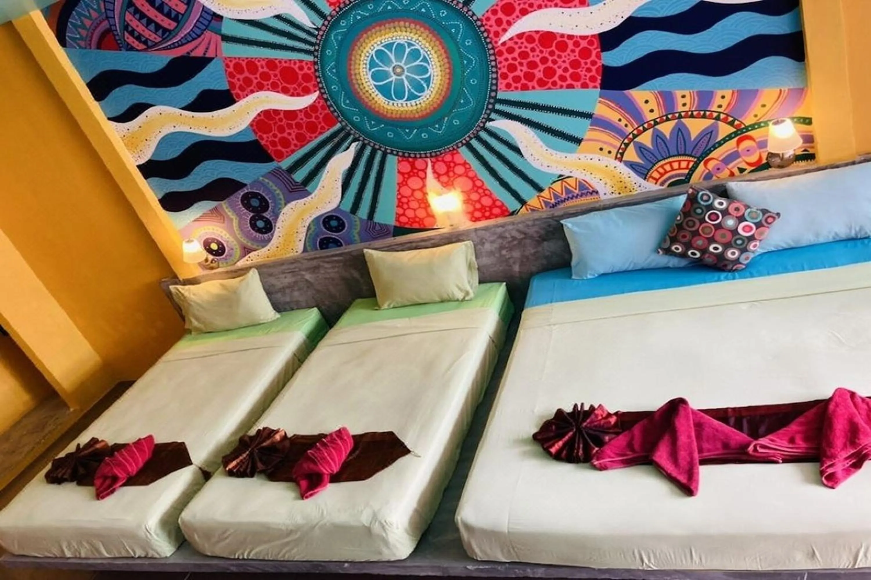 Bed in Chaba Bungalows