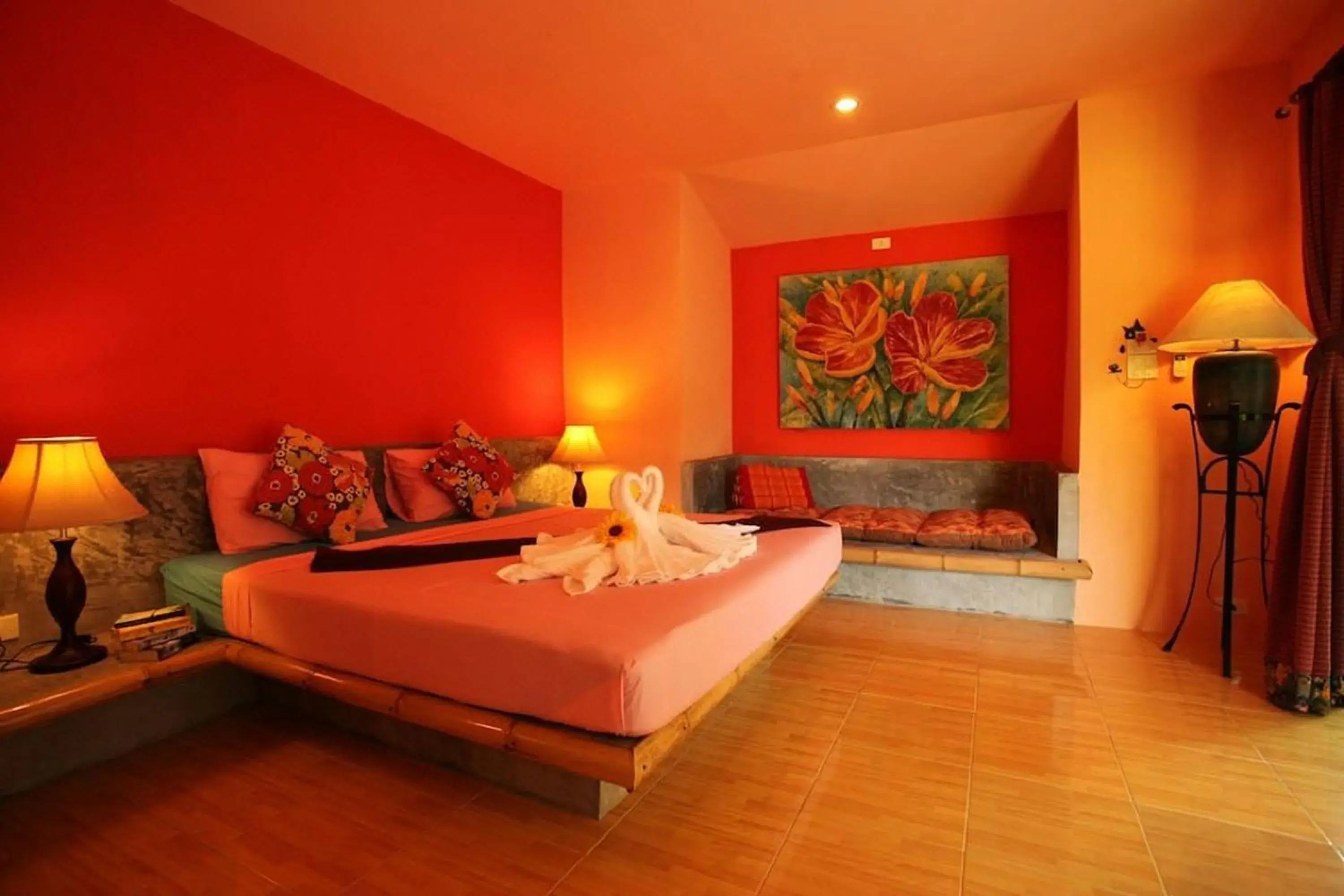 Deluxe Double Room in Chaba Bungalows Deluxe Double Room in Chaba Bungalows