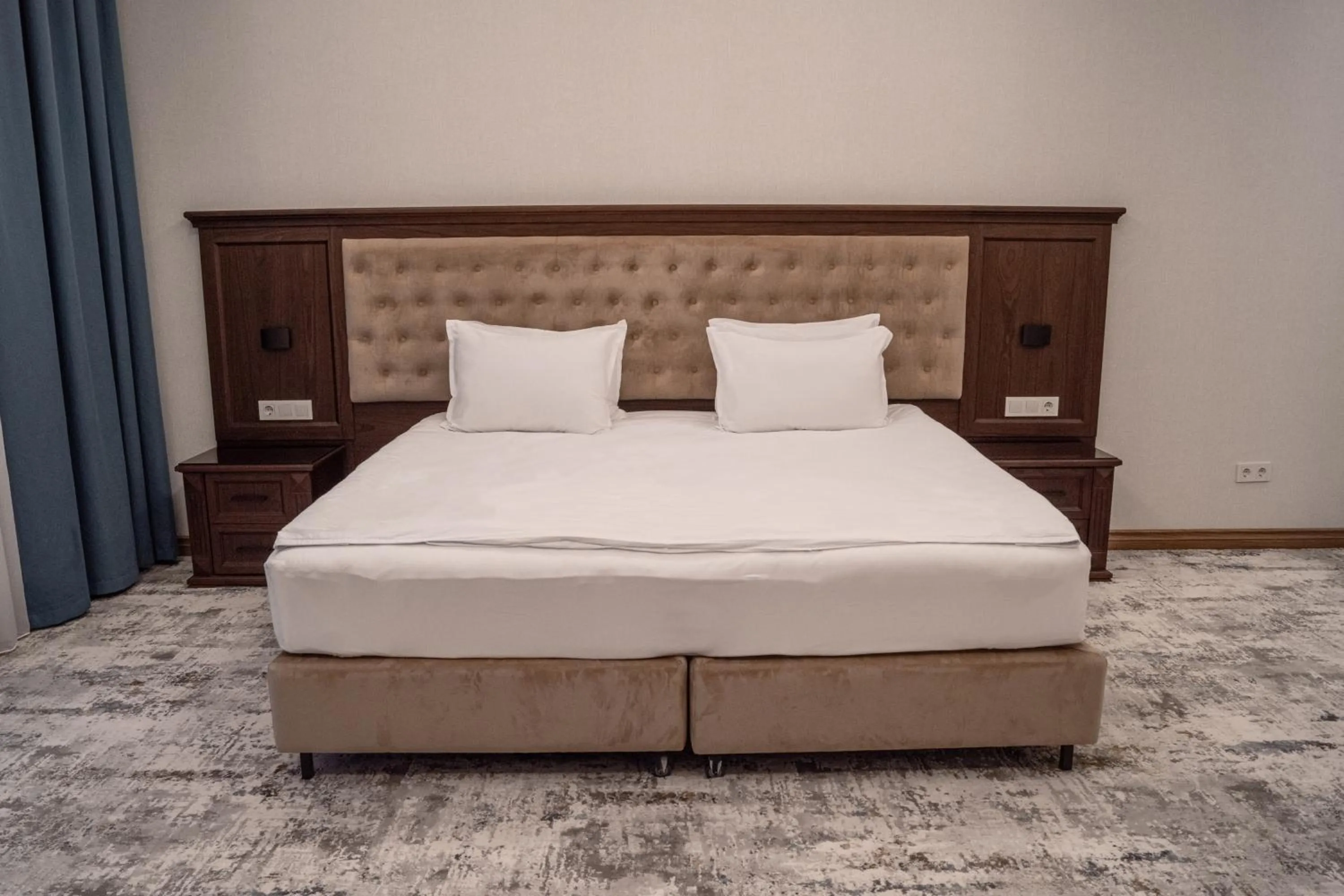 Bed in Grand Plaza Hotel Samarkand