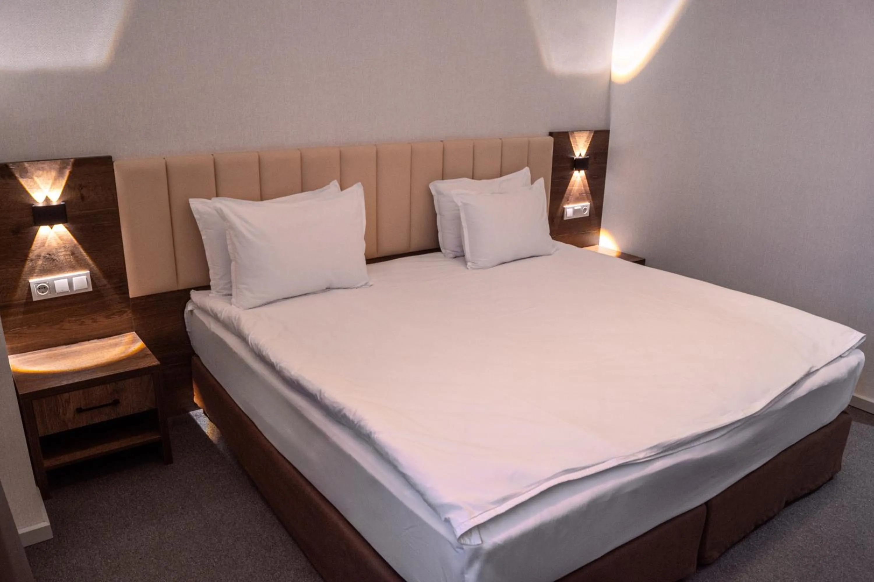 Bed in Grand Plaza Hotel Samarkand