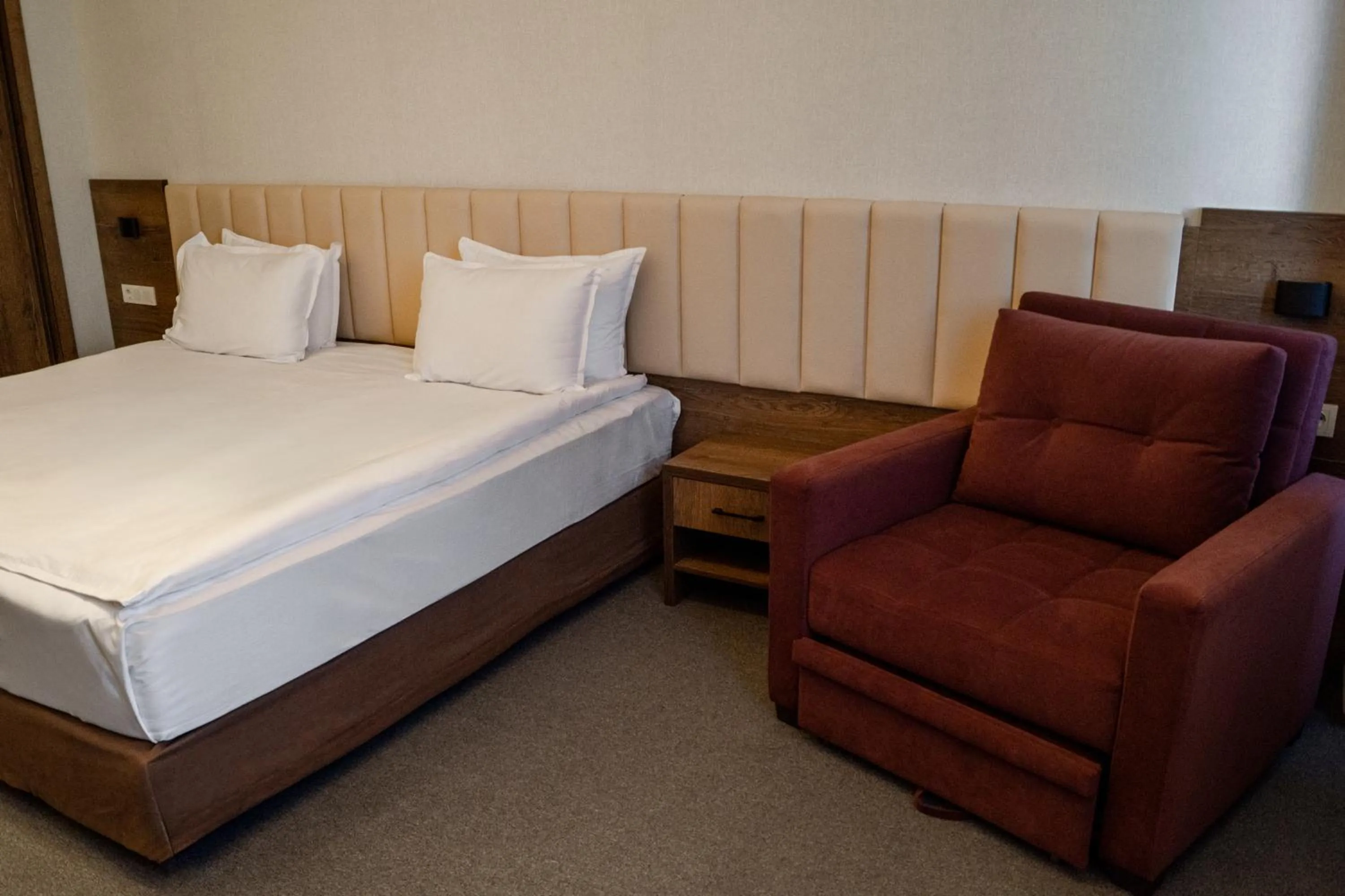 Bed in Grand Plaza Hotel Samarkand