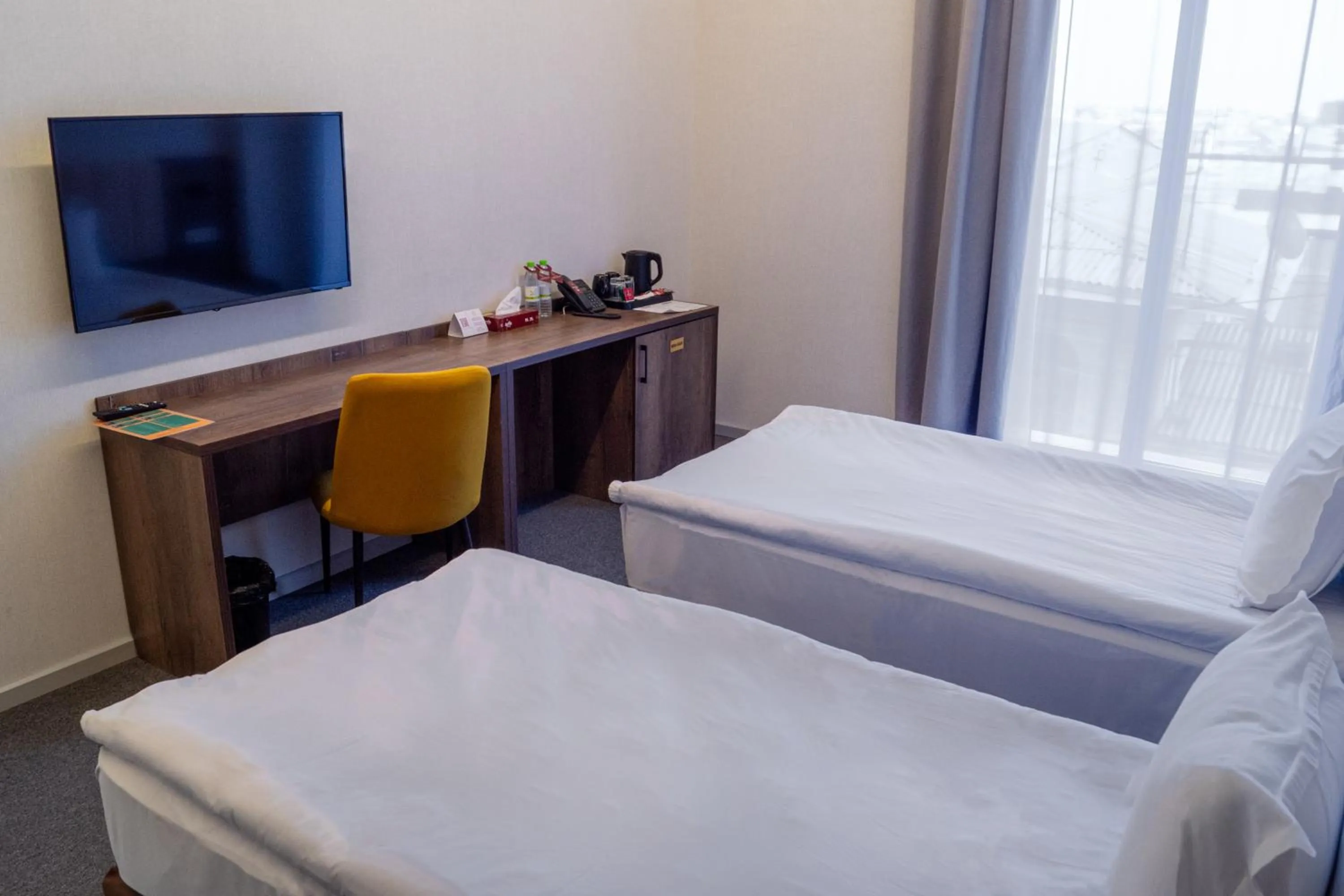 Bed in Grand Plaza Hotel Samarkand