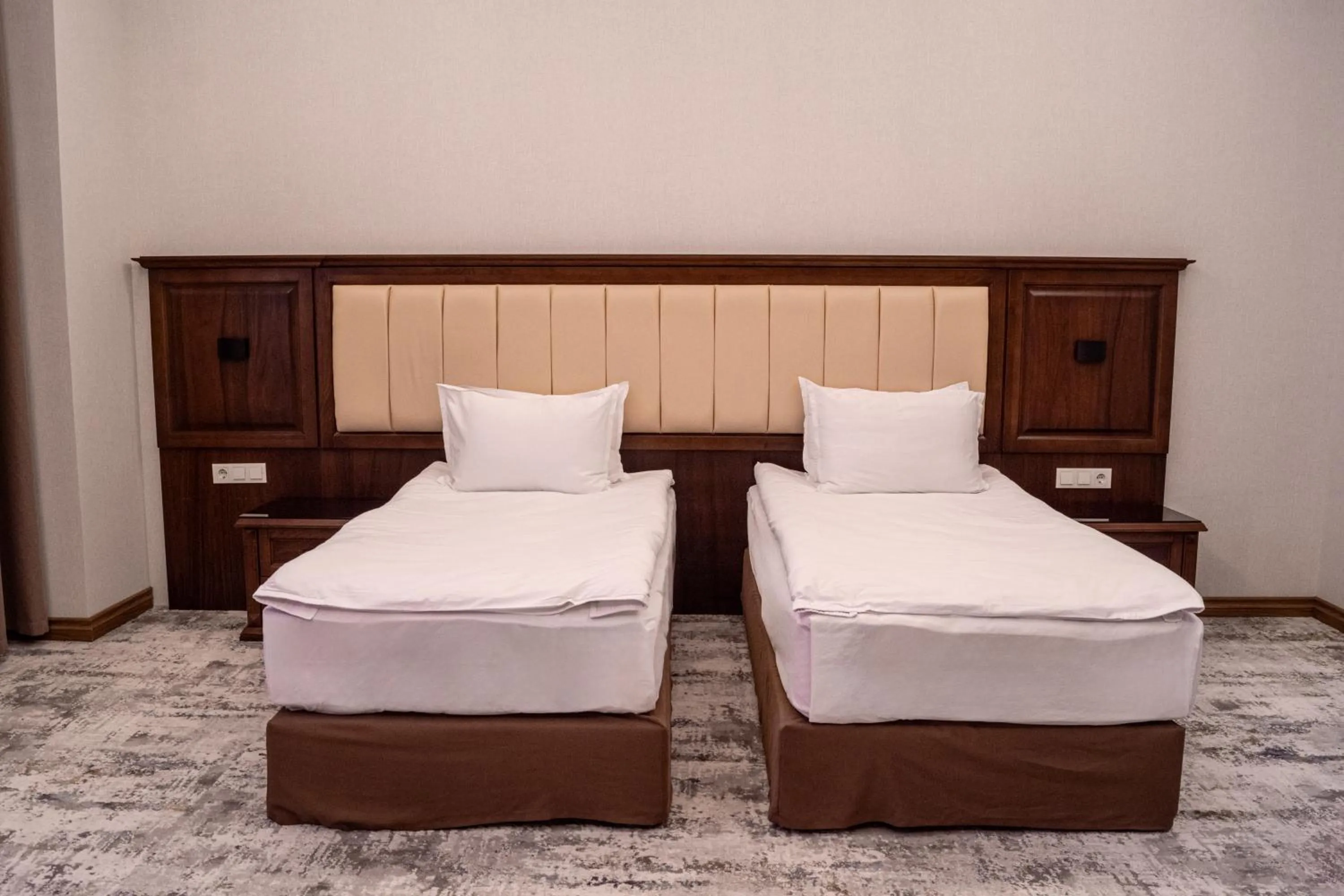 Bed in Grand Plaza Hotel Samarkand