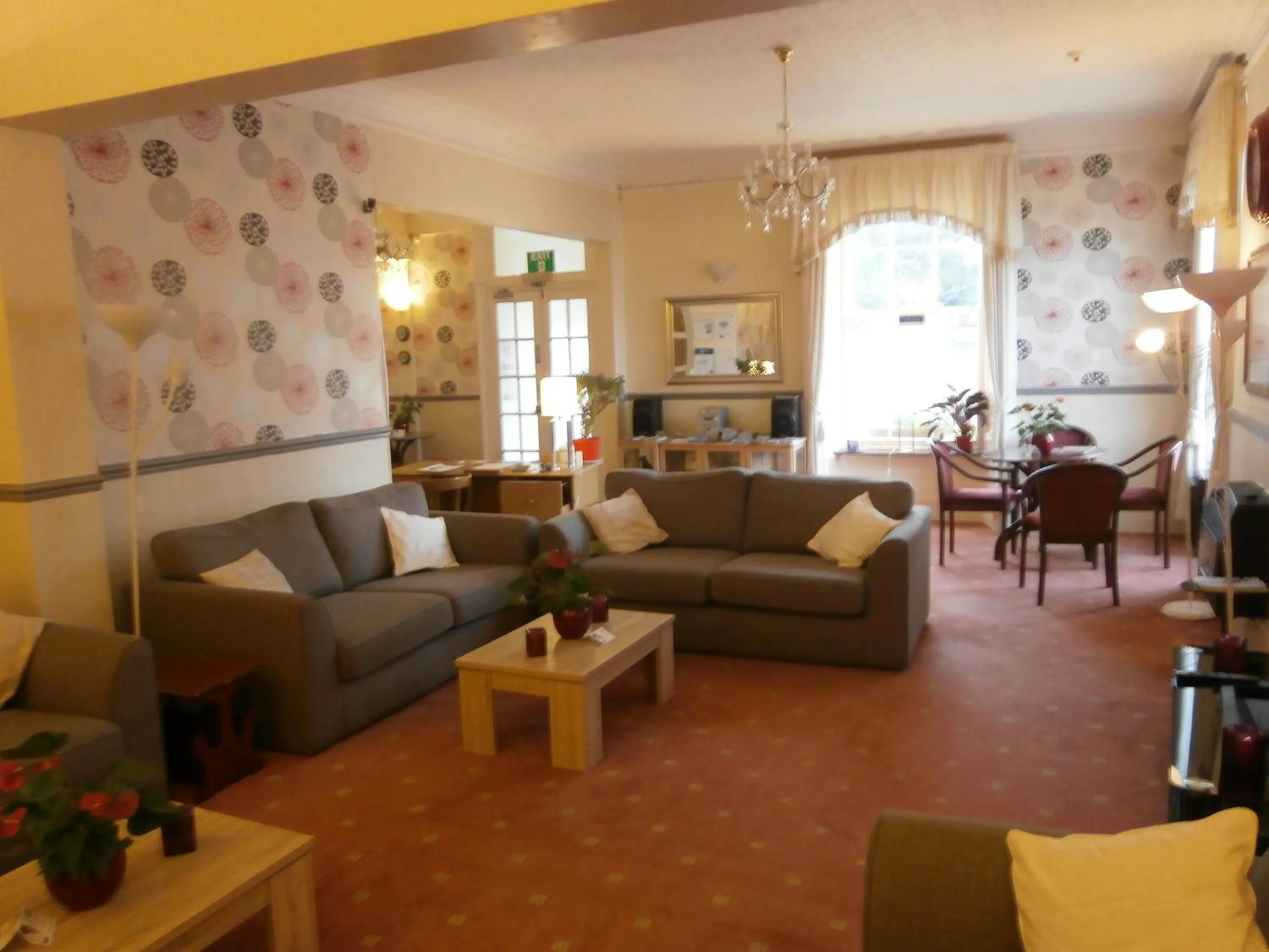 Seating area in Dorset Hotel, Isle of Wight