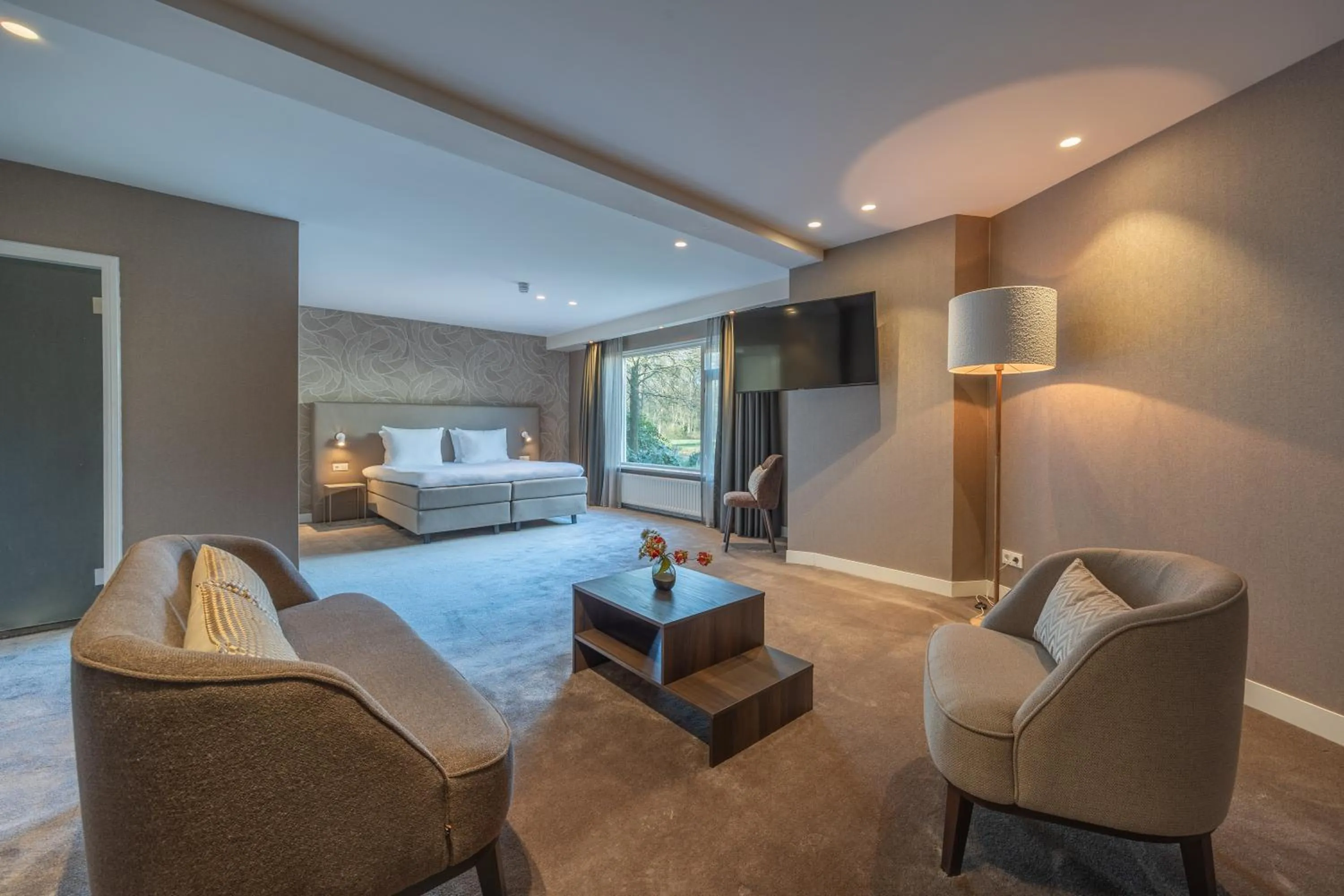 Bedroom, Bed in Landgoed de Rosep