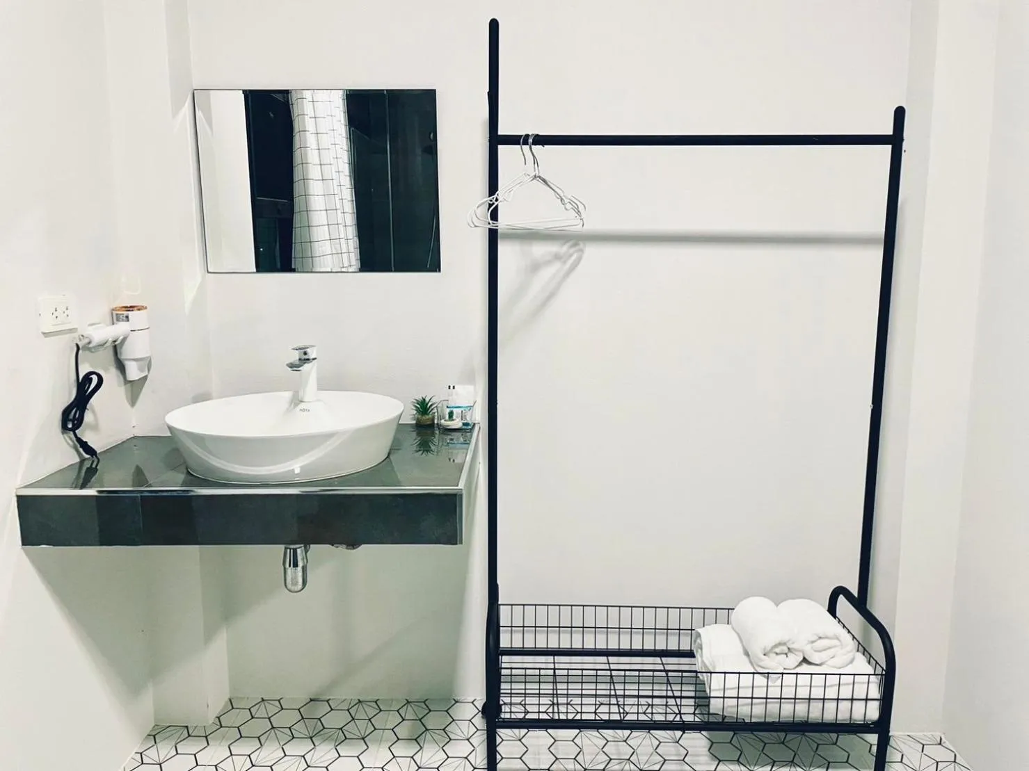 towels in Sky View Home and Hostel Chiangmai