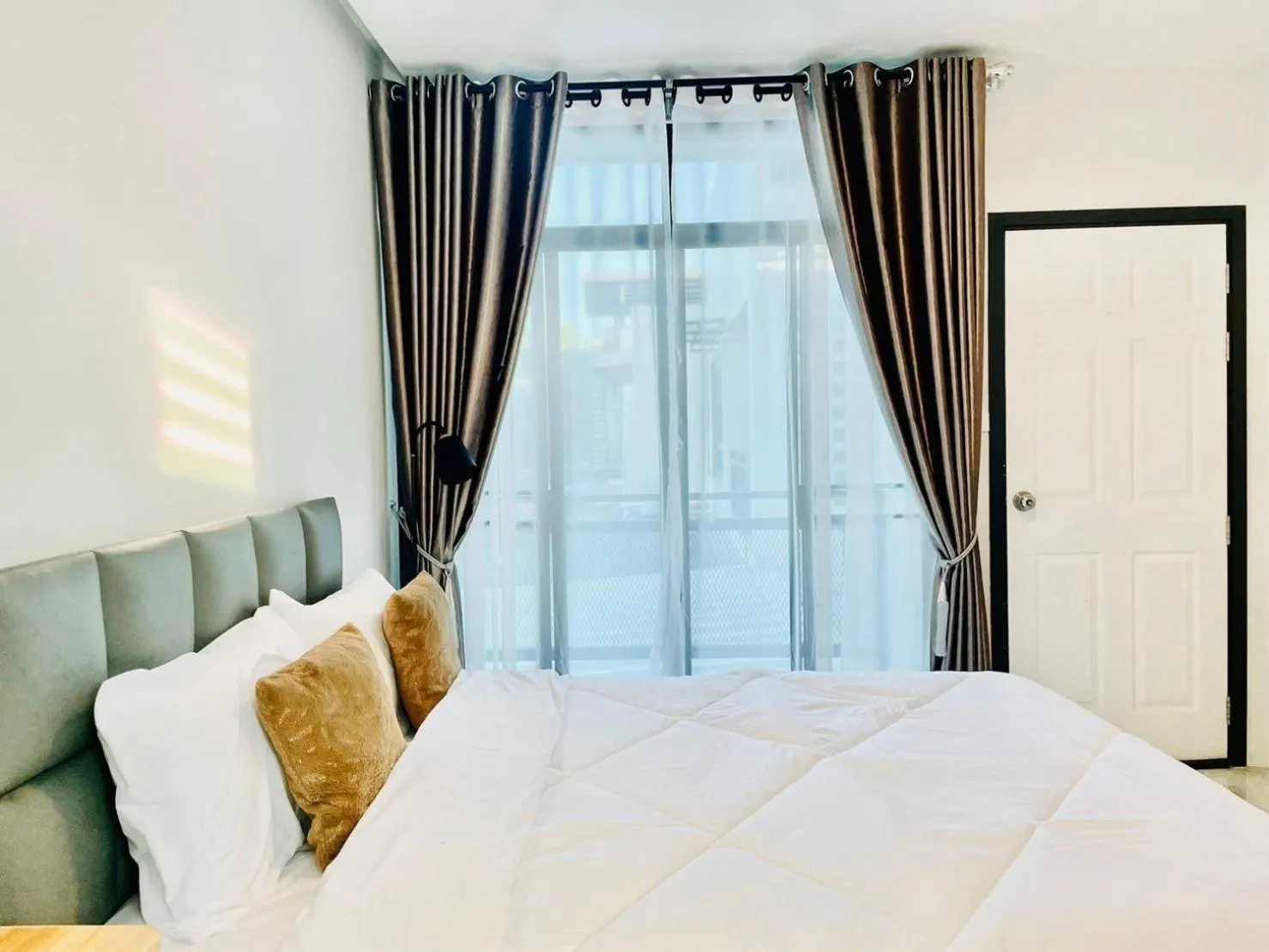 Balcony/Terrace in Sky View Home and Hostel Chiangmai
