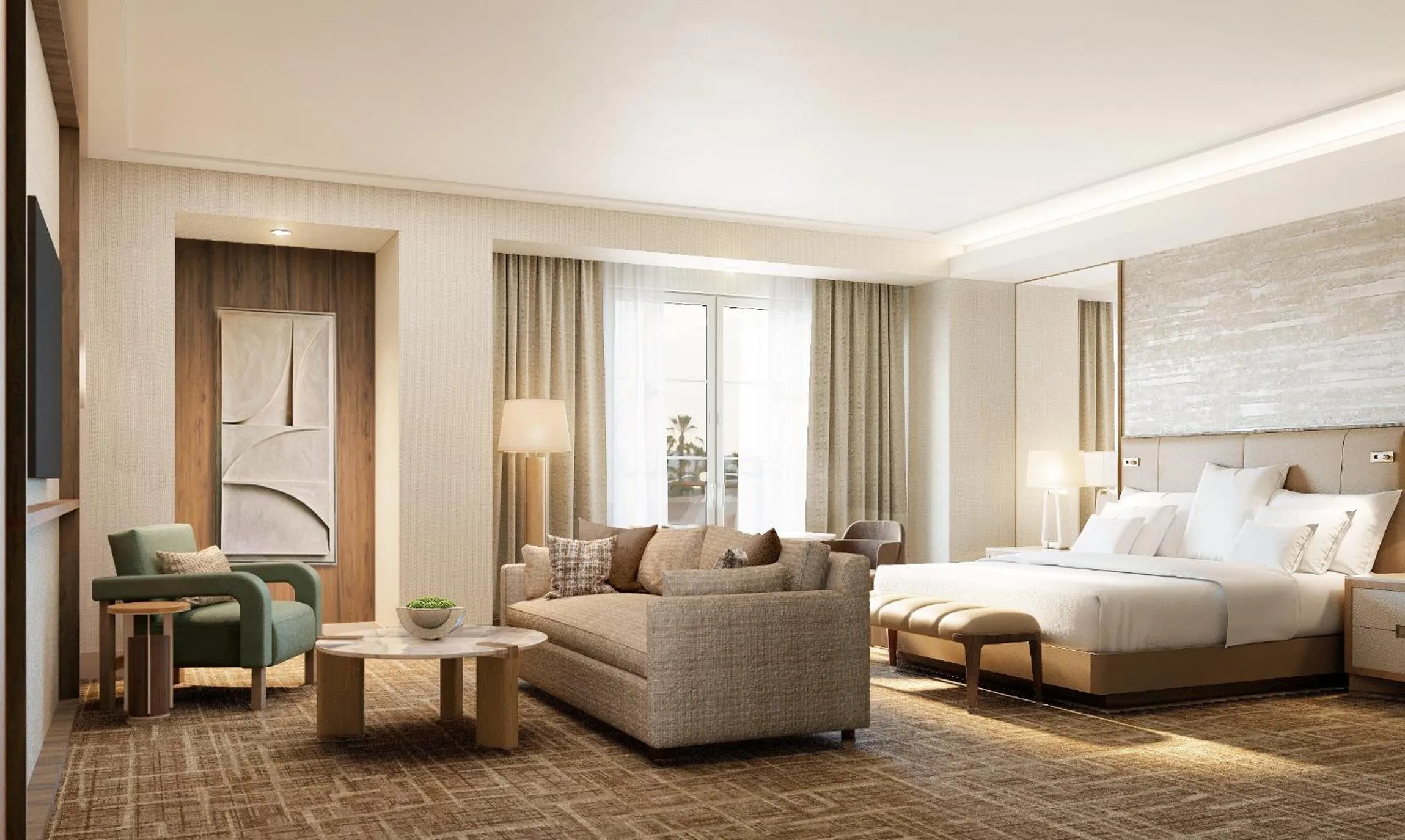 Bed in Green Valley Ranch Resort Spa Casino