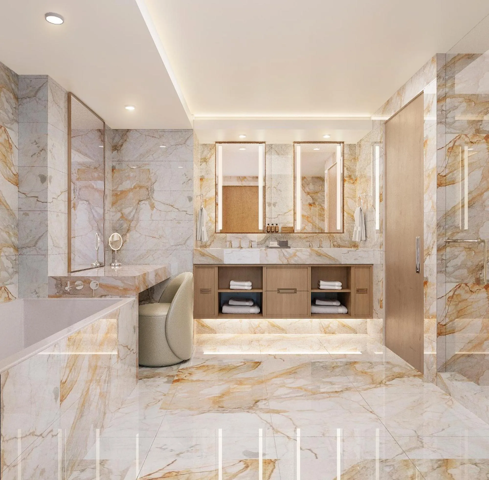 Shower in Green Valley Ranch Resort Spa Casino