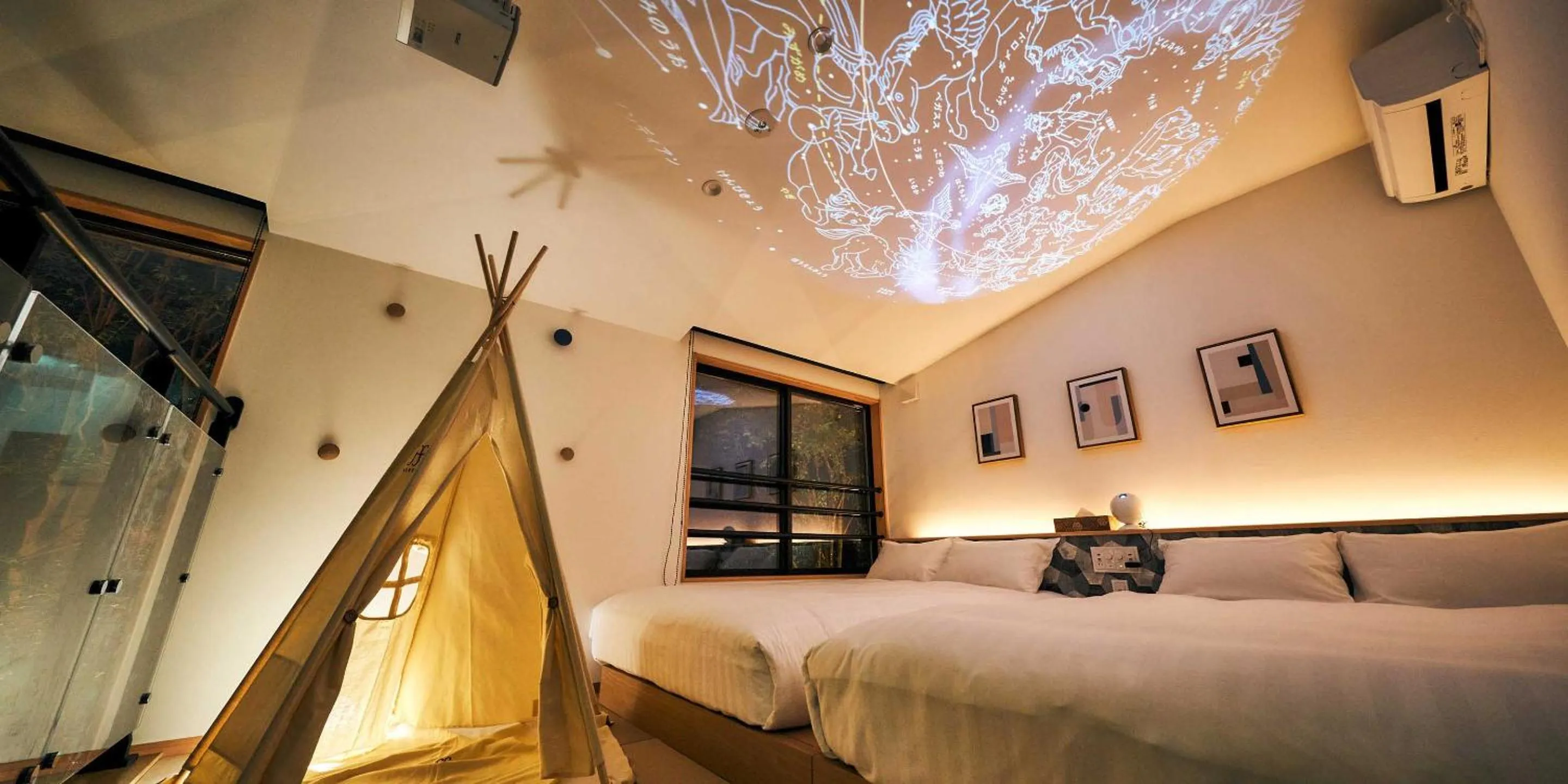 Bed in Rakuten STAY VILLA Hakone Sengokuhara