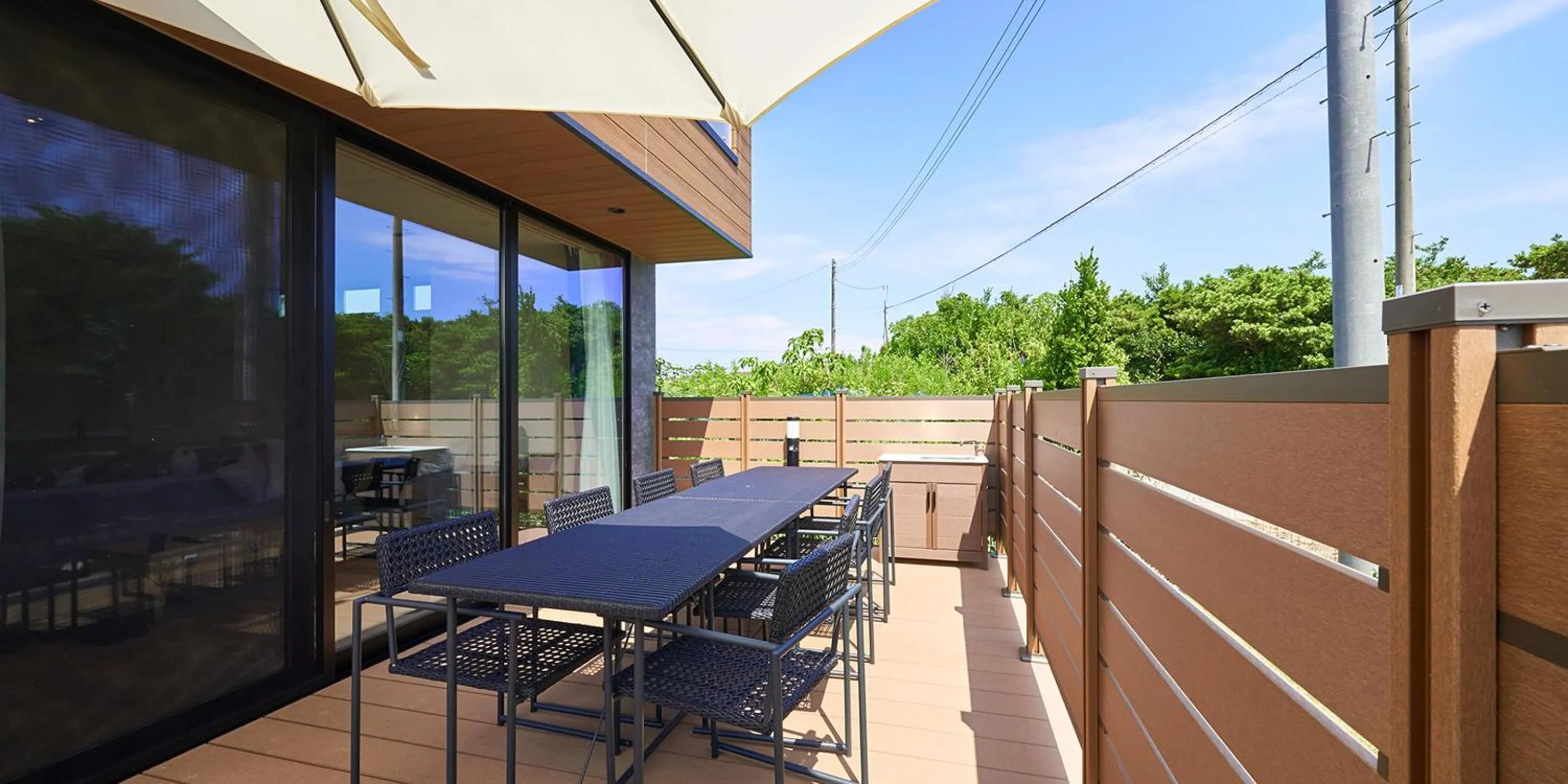 Balcony/Terrace in Rakuten STAY HOUSE Kujukuri Ichinomiya