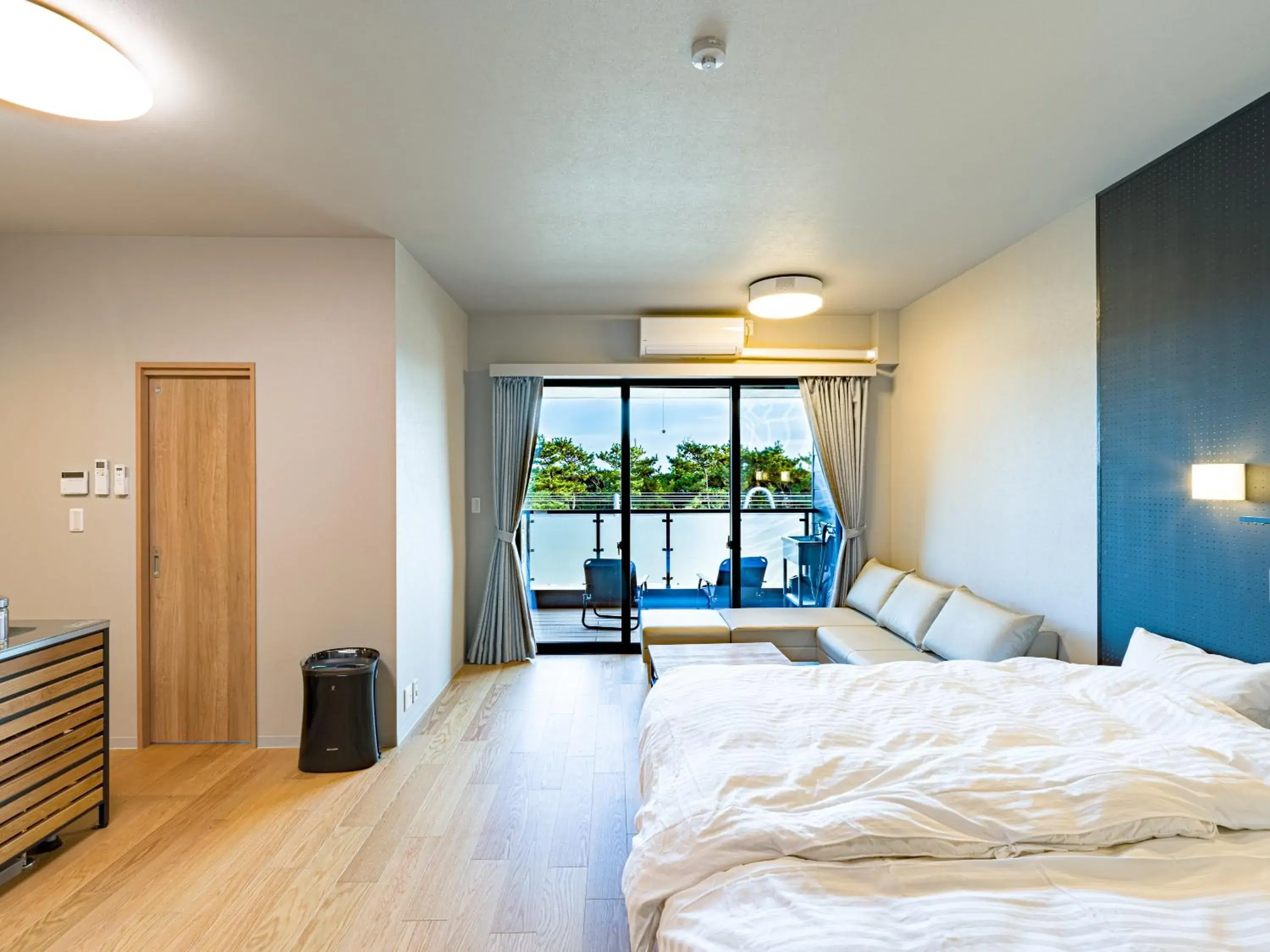 Bed in Rakuten STAY MOTEL Kujukurihama Katakai Bed in Rakuten STAY MOTEL Kujukurihama Katakai