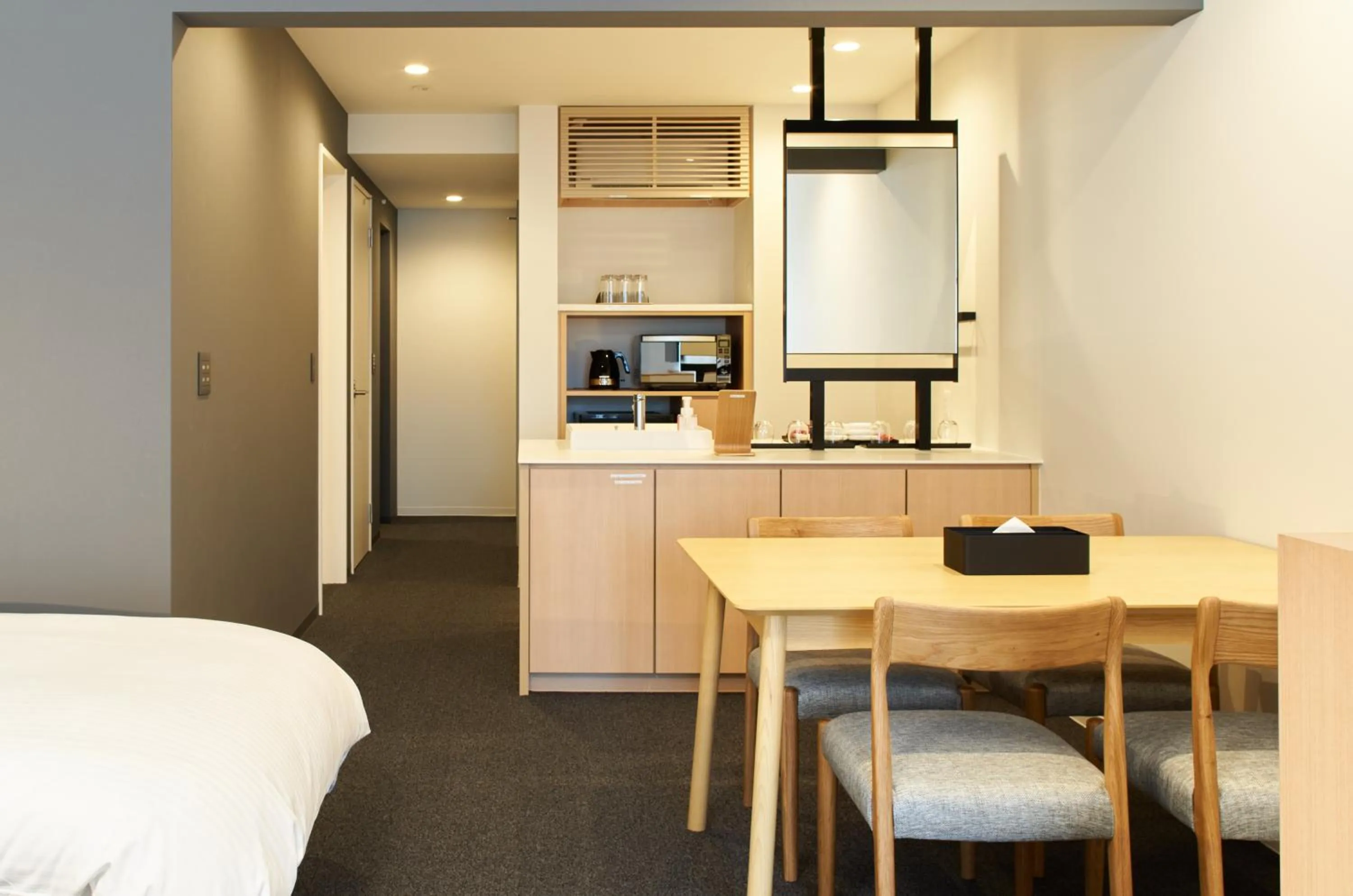 Bed in Rakuten STAY Osaka Station North