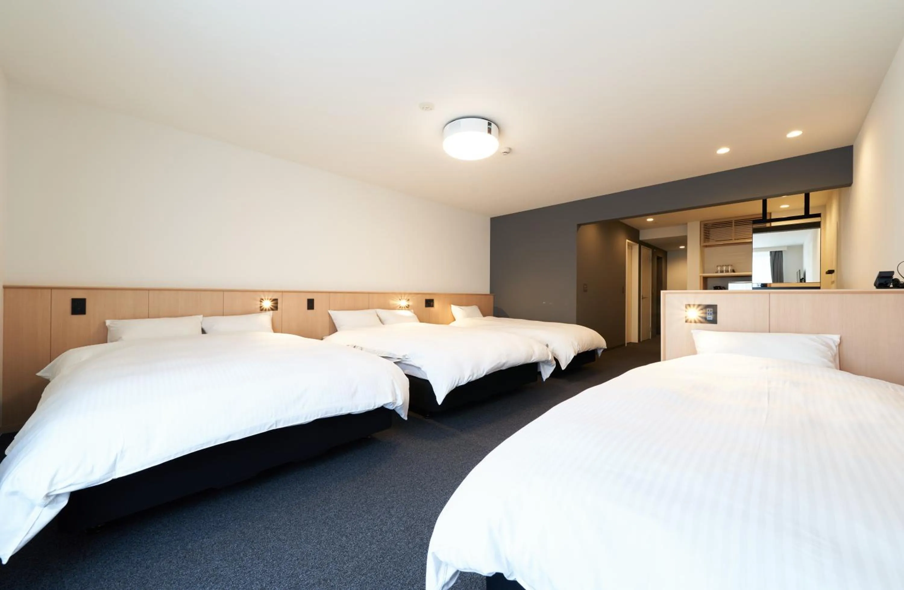 Bed in Rakuten STAY Osaka Station North