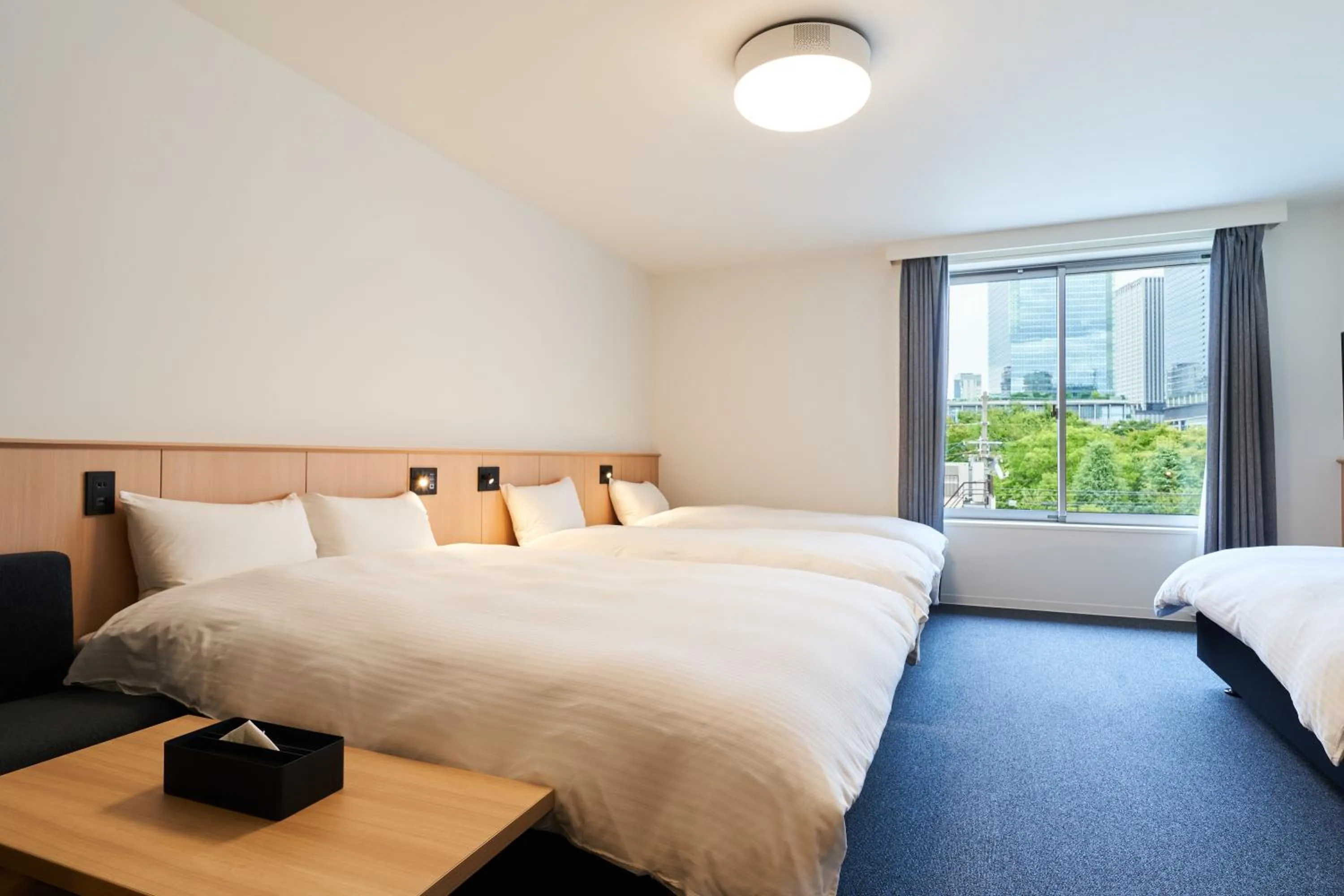 Bed in Rakuten STAY Osaka Station North