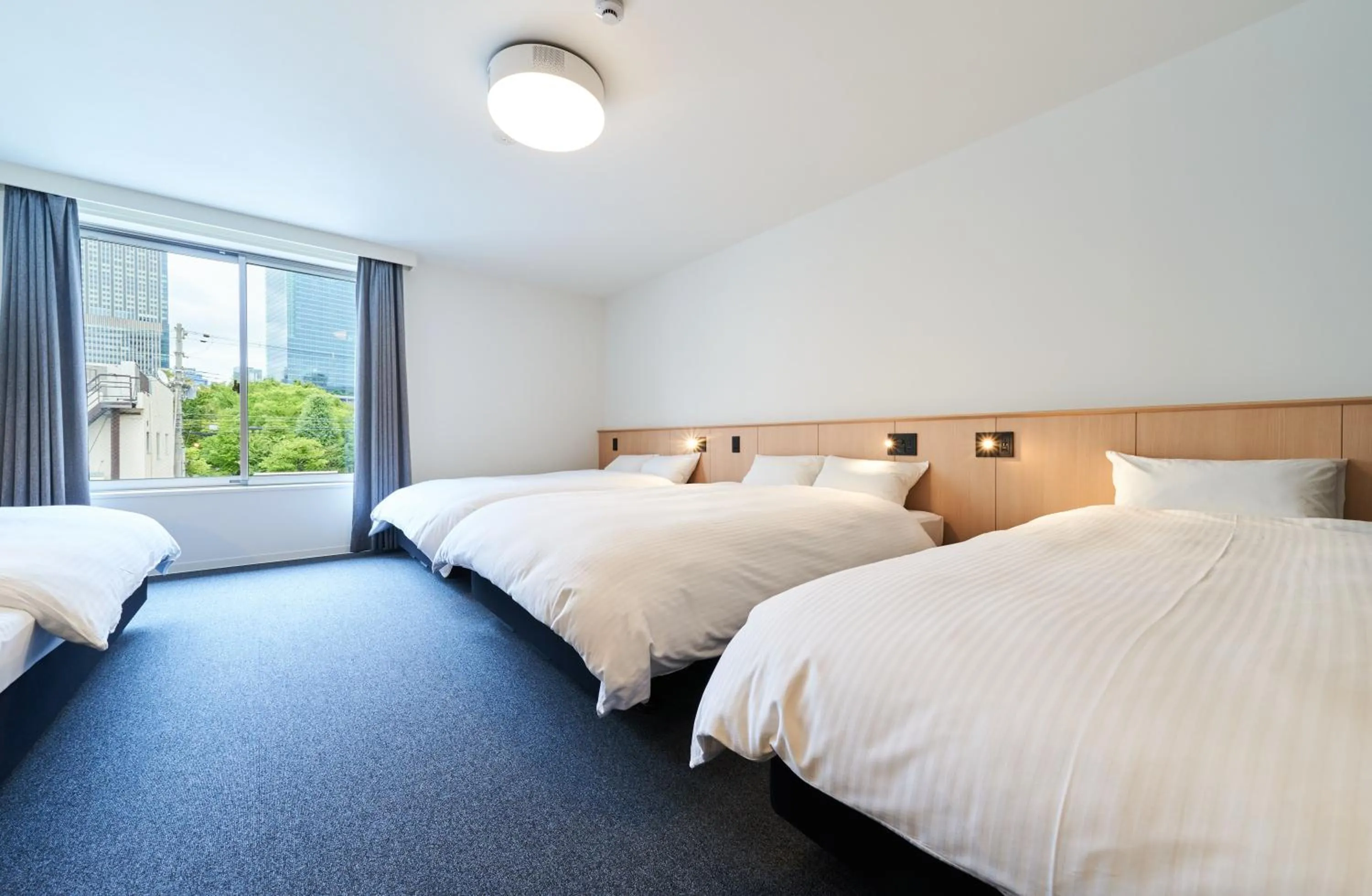 Bed in Rakuten STAY Osaka Station North