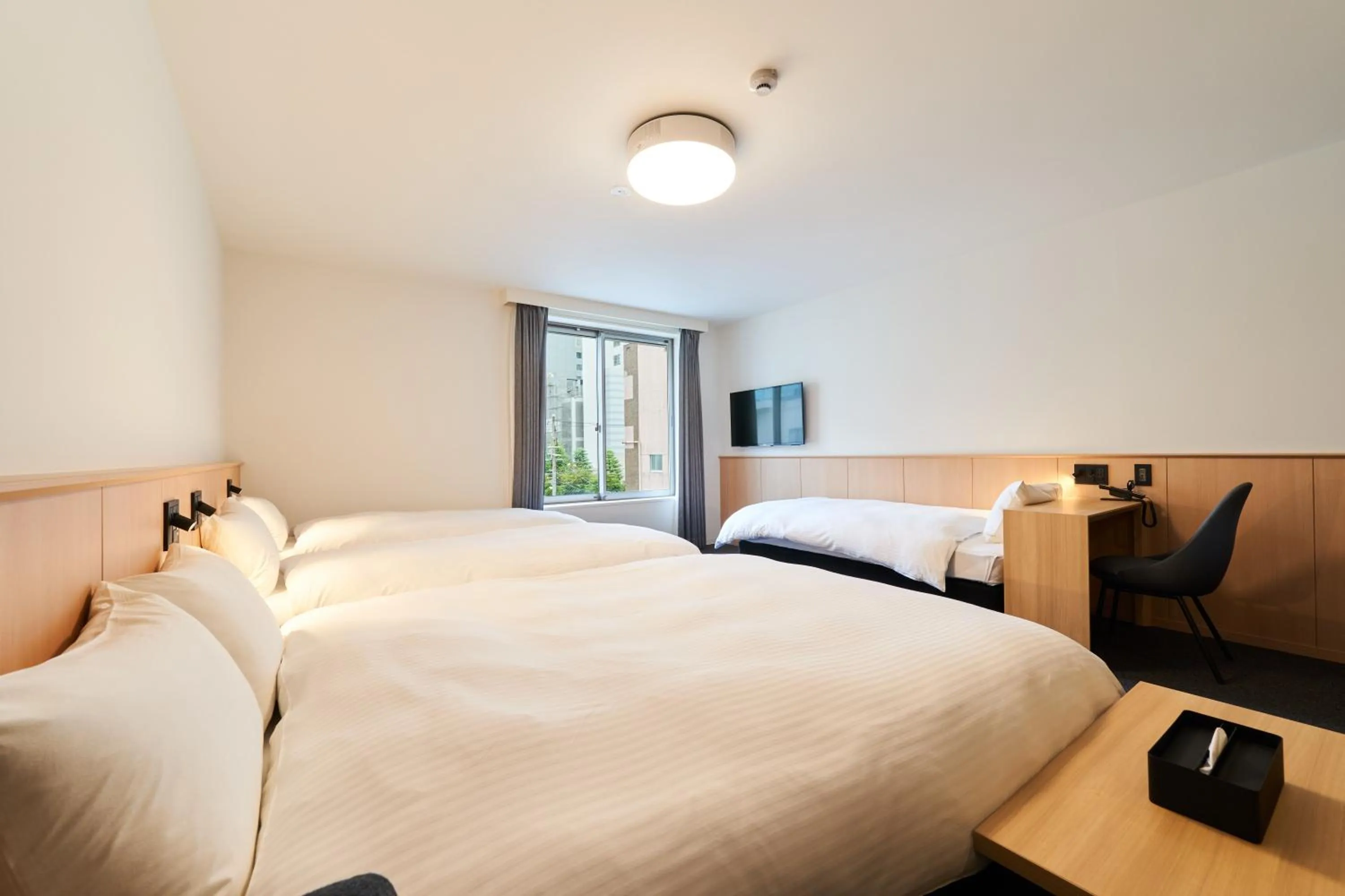 Bed in Rakuten STAY Osaka Station North