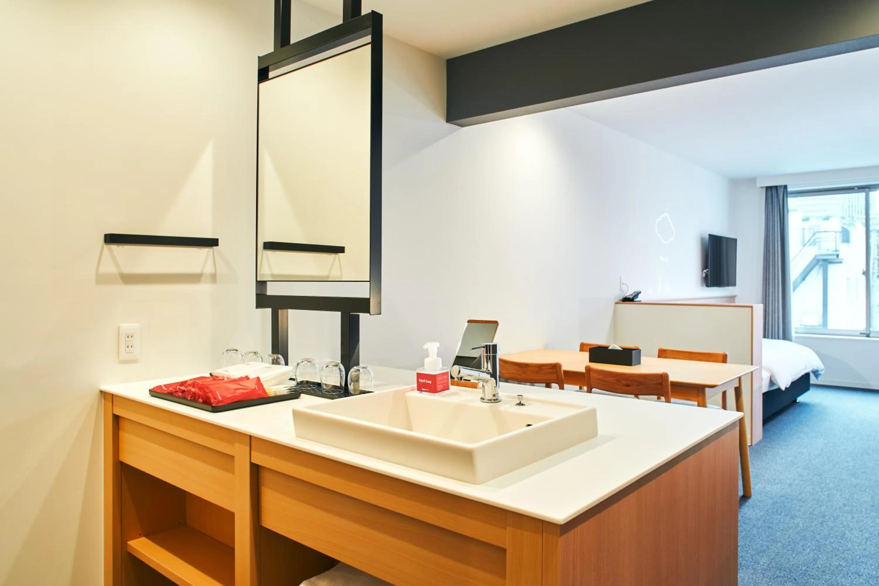 Bed in Rakuten STAY Osaka Station North