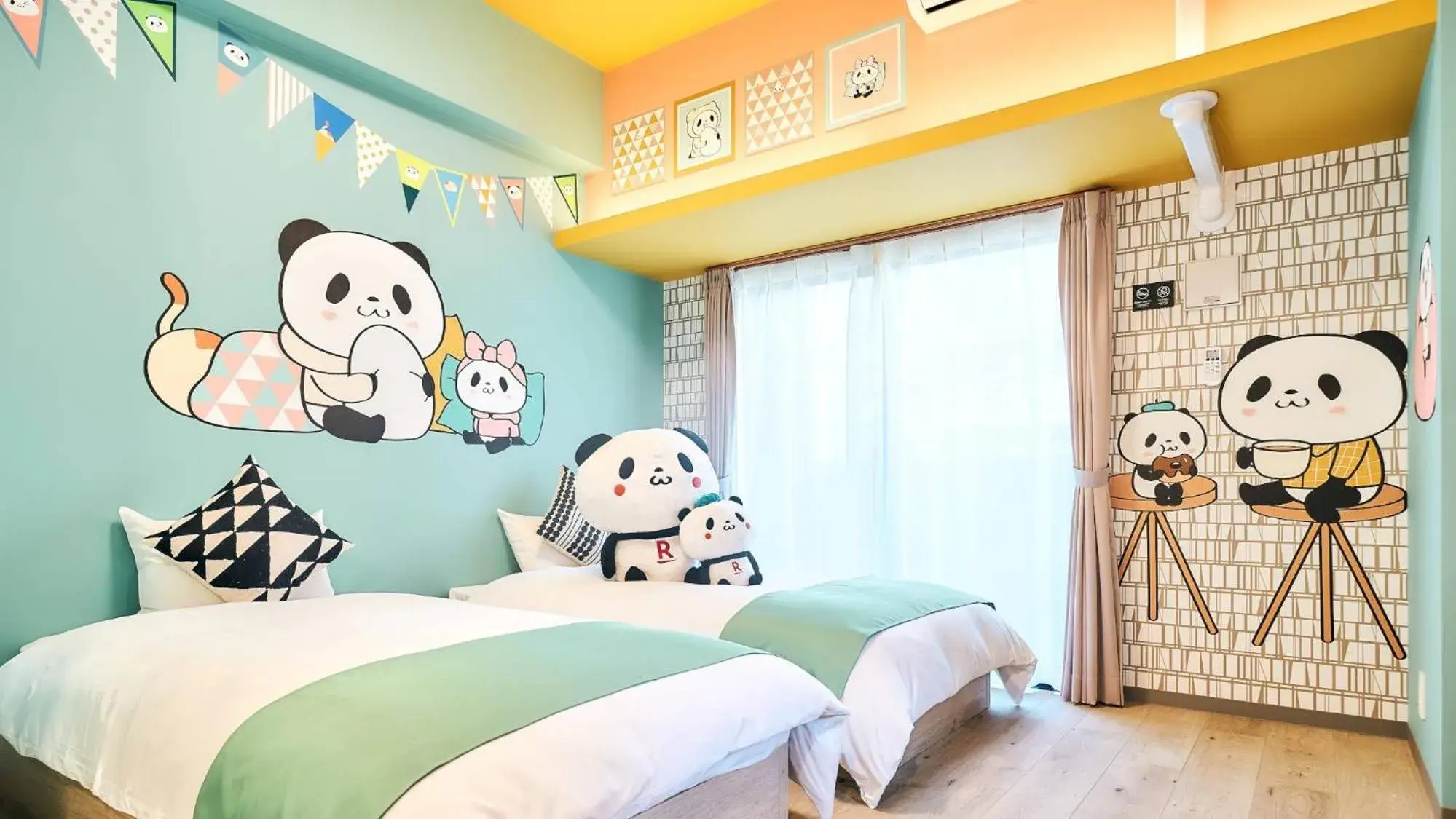 Okaimono-Panda Room/ Twin Room in Rakuten STAY Fukuoka Yakuin Okaimono-Panda Room/ Twin Room in Rakuten STAY Fukuoka Yakuin