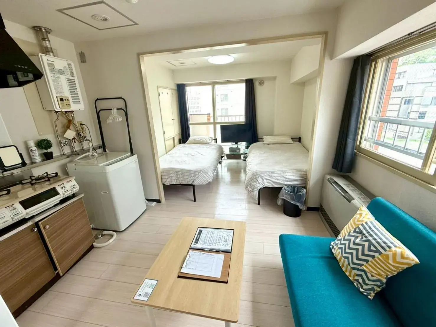 Economy Twin Room in KIYAZA Space Sapporo 2 Economy Twin Room in KIYAZA Space Sapporo 2