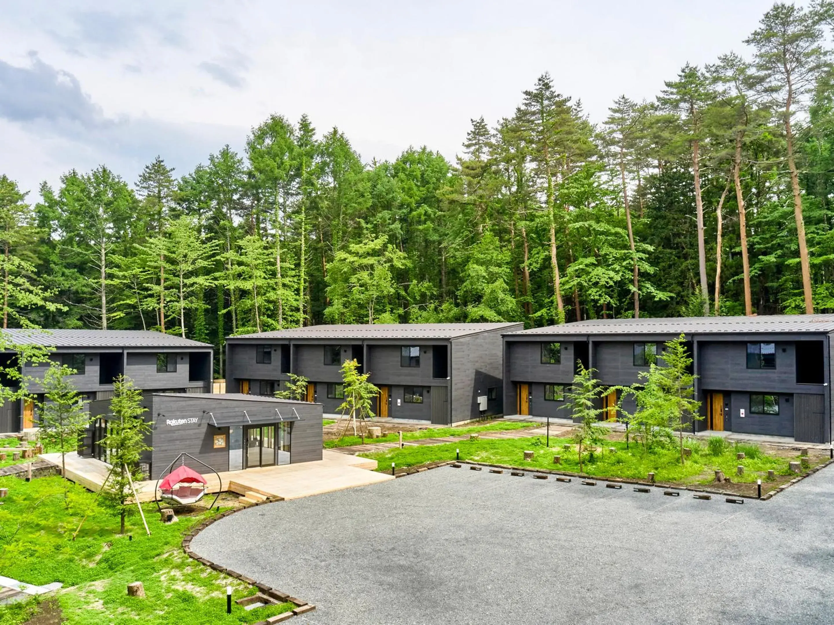 Property building in Rakuten STAY VILLA Fujikawaguchiko Forest Property building in Rakuten STAY VILLA Fujikawaguchiko Forest