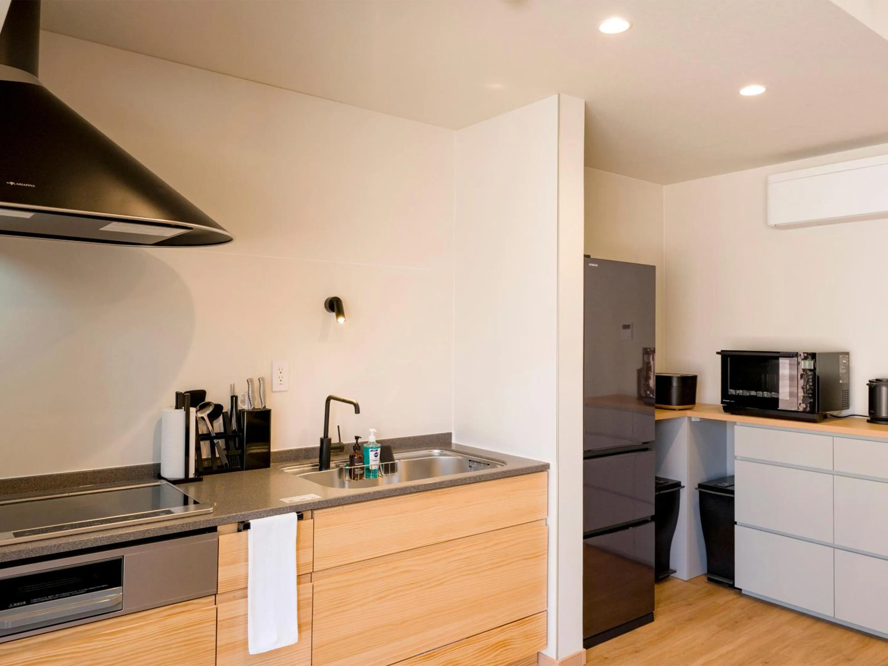 Kitchen or kitchenette in Rakuten STAY VILLA Fujikawaguchiko Forest