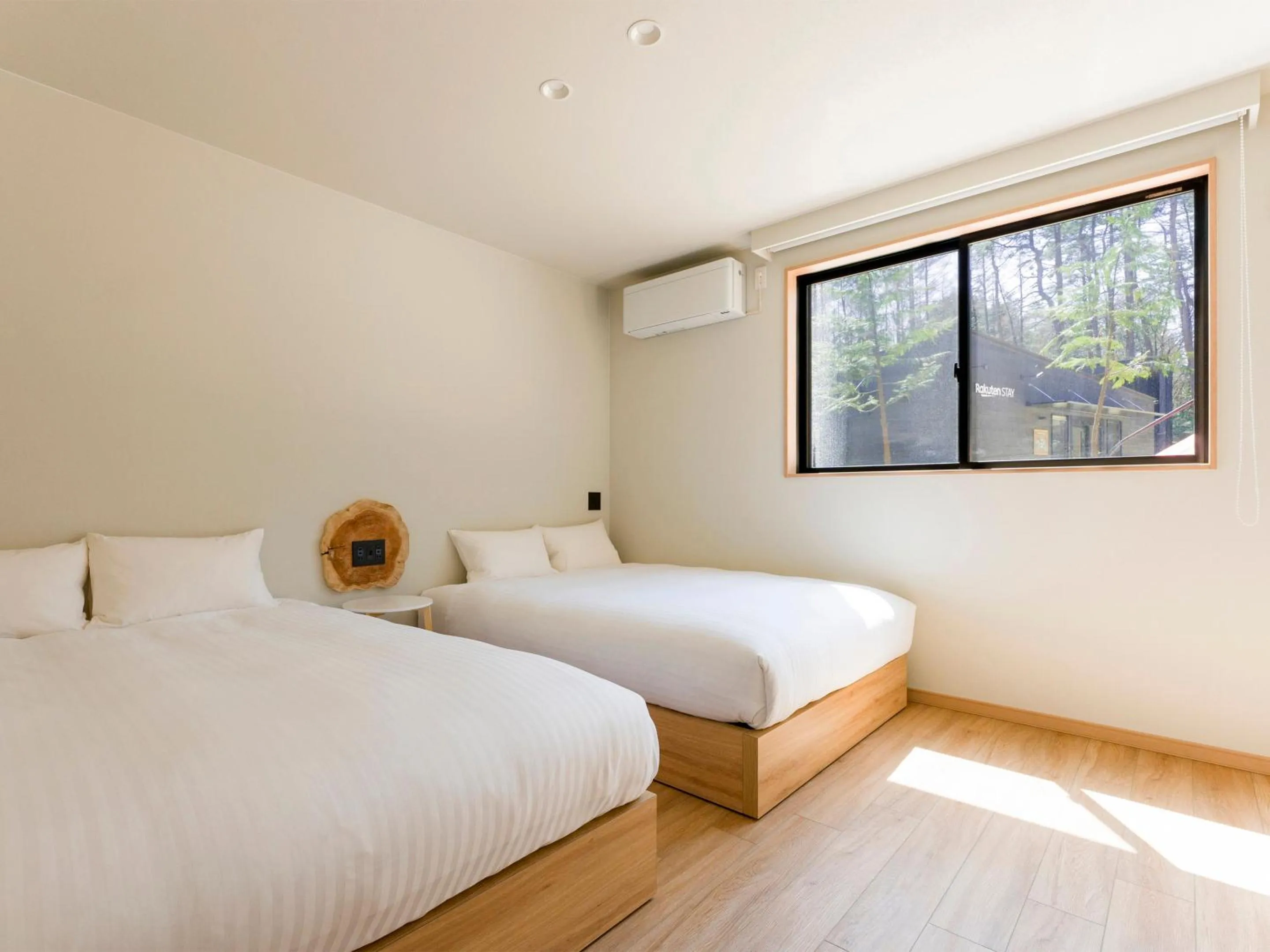 Bedroom, Bed in Rakuten STAY VILLA Fujikawaguchiko Forest