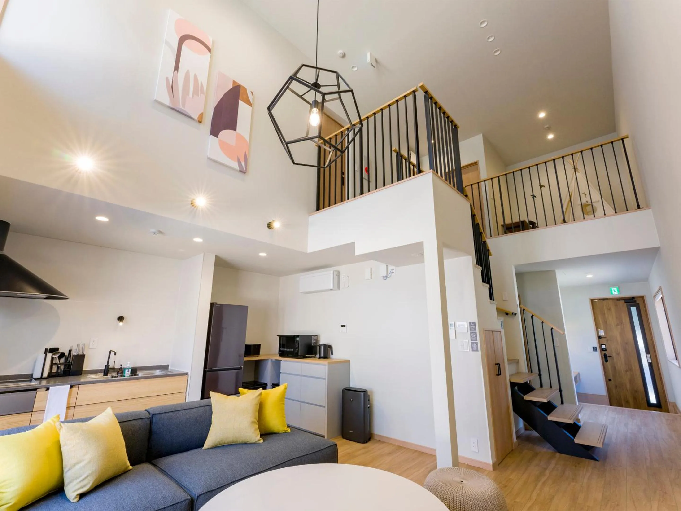 Living room in Rakuten STAY VILLA Fujikawaguchiko Forest