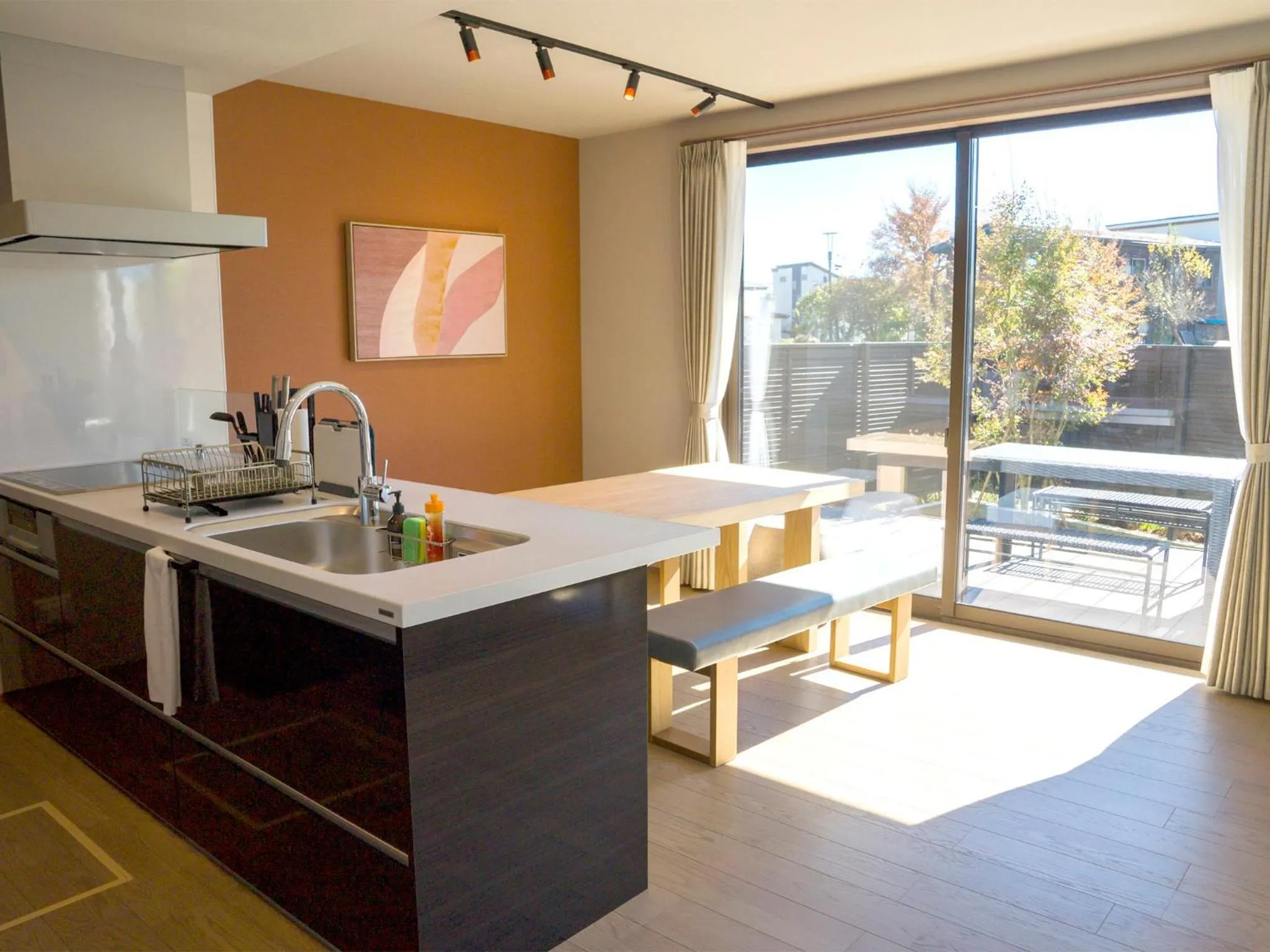 Kitchen or kitchenette in Rakuten STAY Fuji Kawaguchiko Station