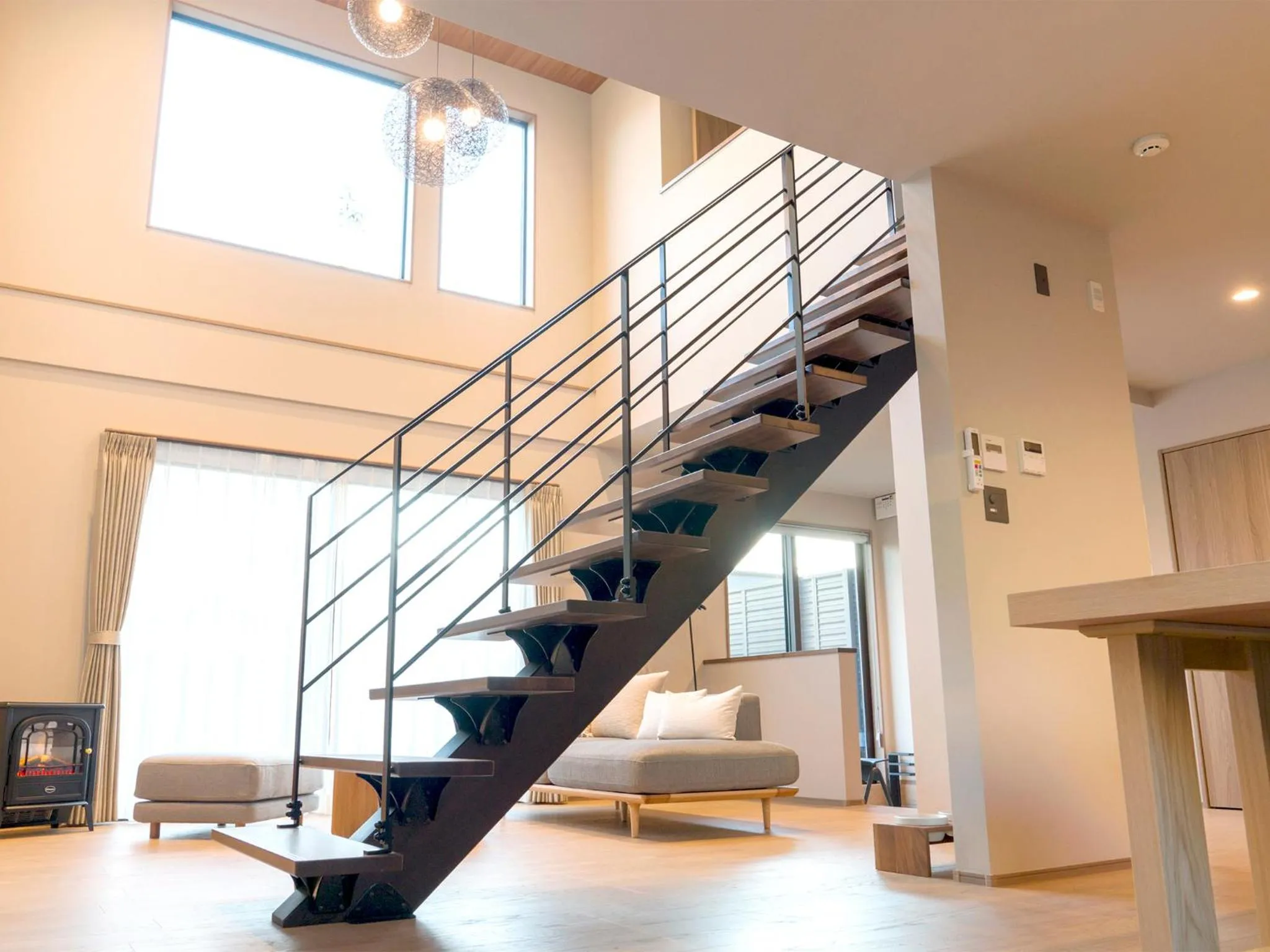 Living room in Rakuten STAY Fuji Kawaguchiko Station