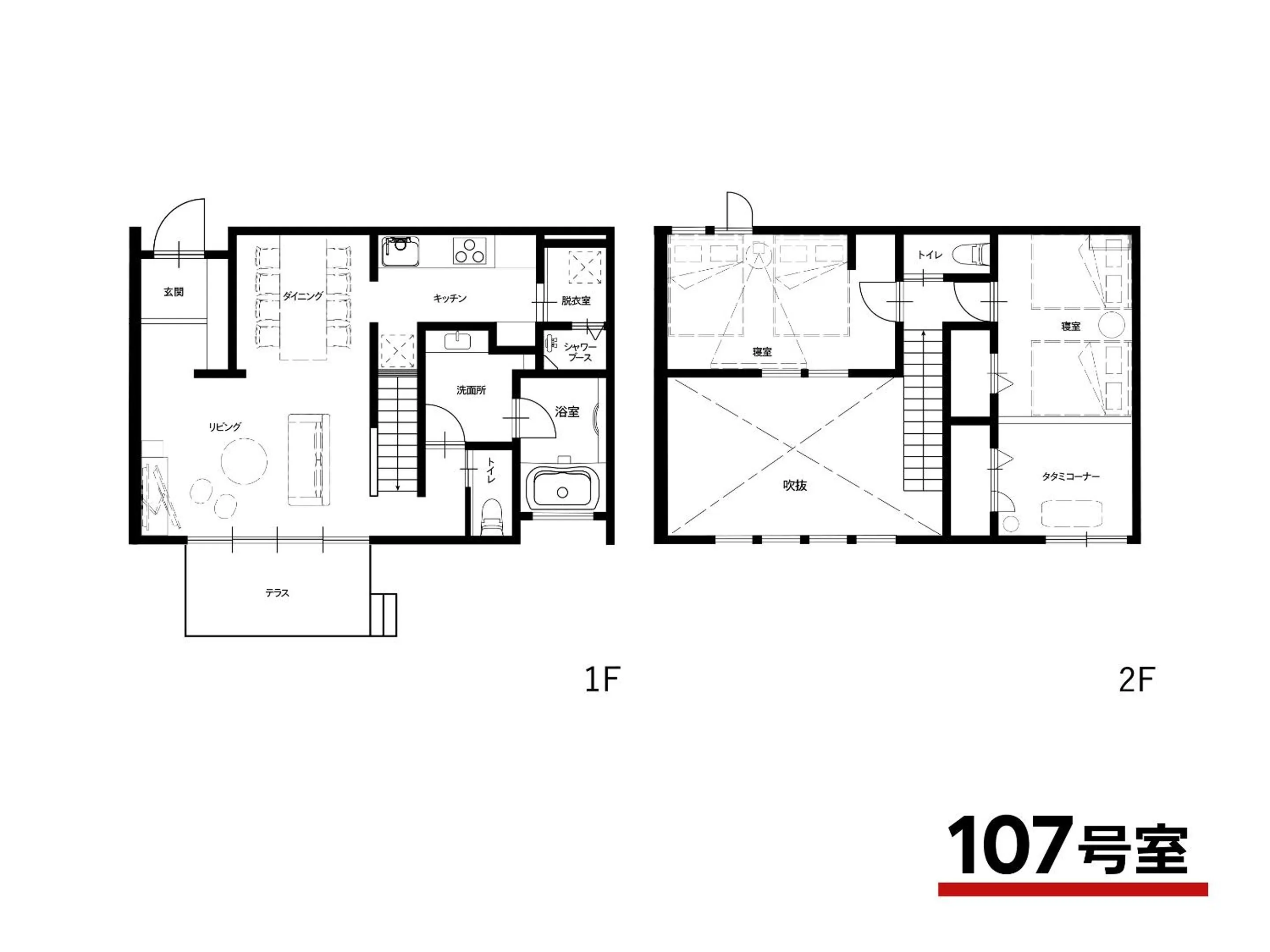 Floor plan in Rakuten STAY VILLA Yatsugatake