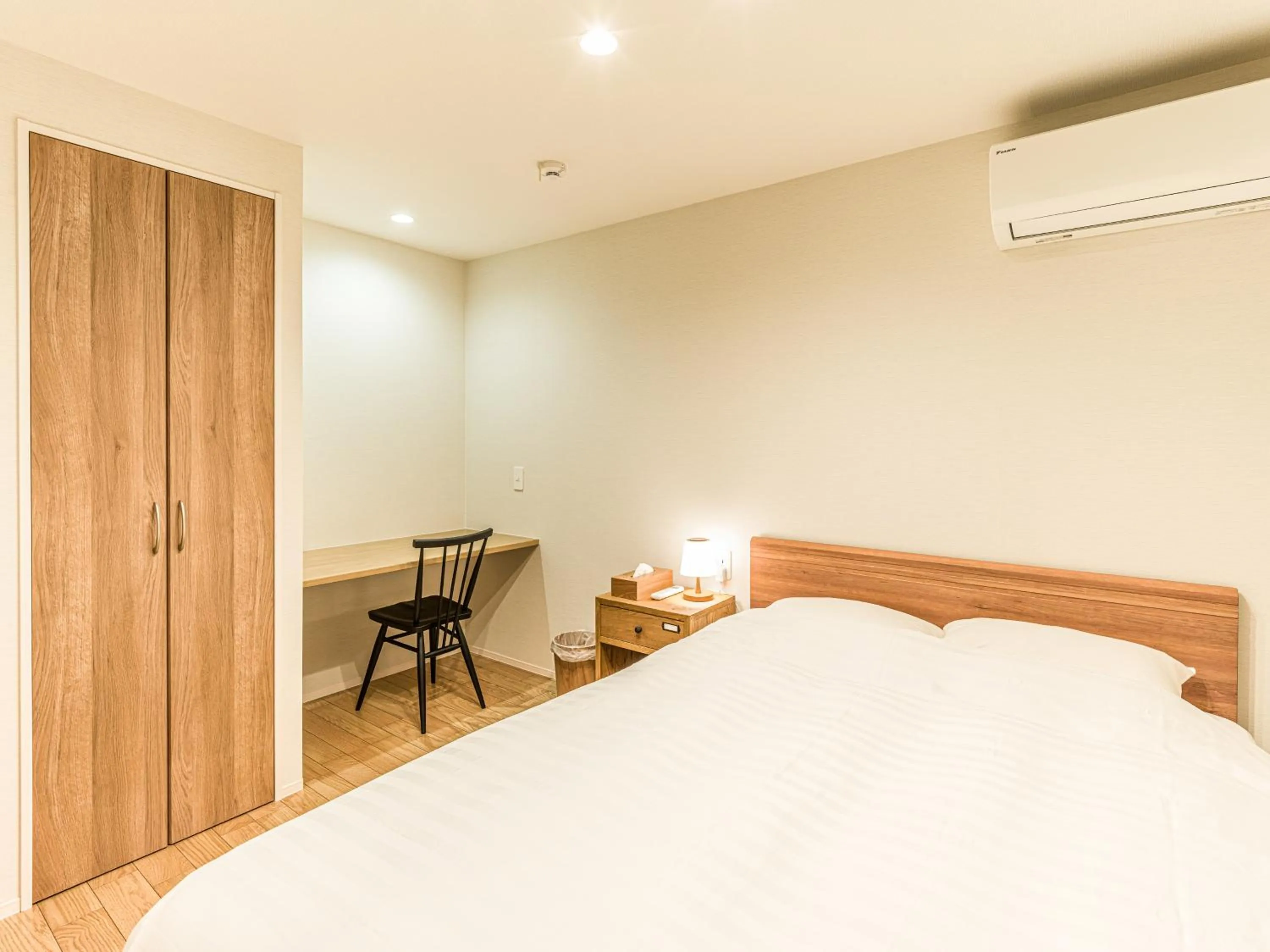 Bed in Rakuten STAY HOUSE x WILL STYLE Yufuin Kawakami