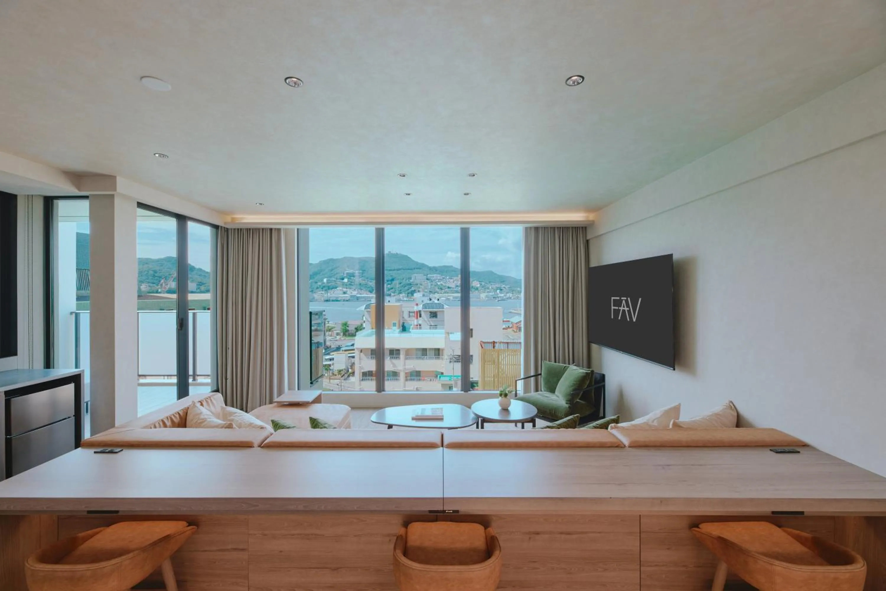 Living room in FAV LUX Nagasaki