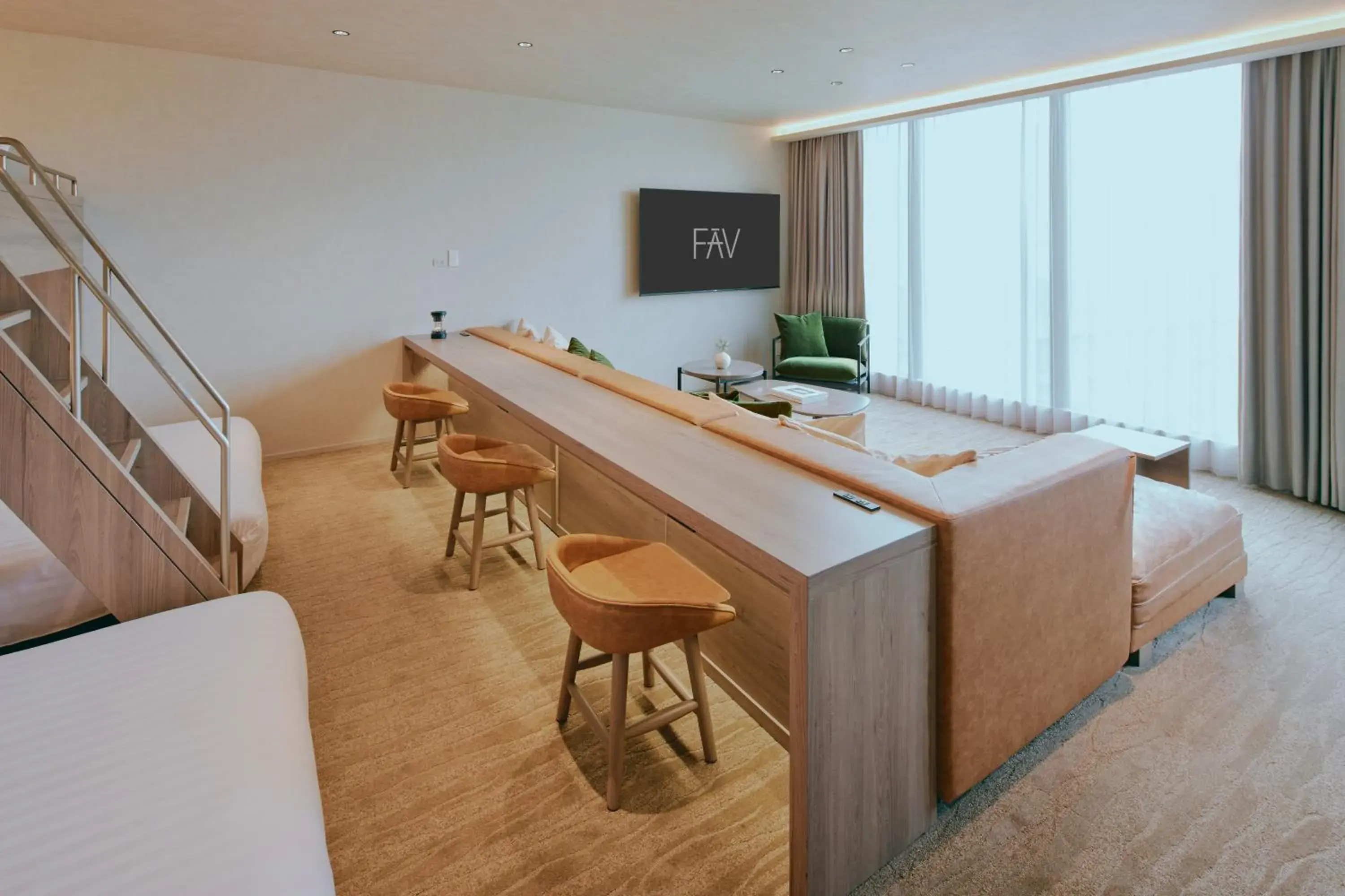 Living room in FAV LUX Nagasaki Living room in FAV LUX Nagasaki