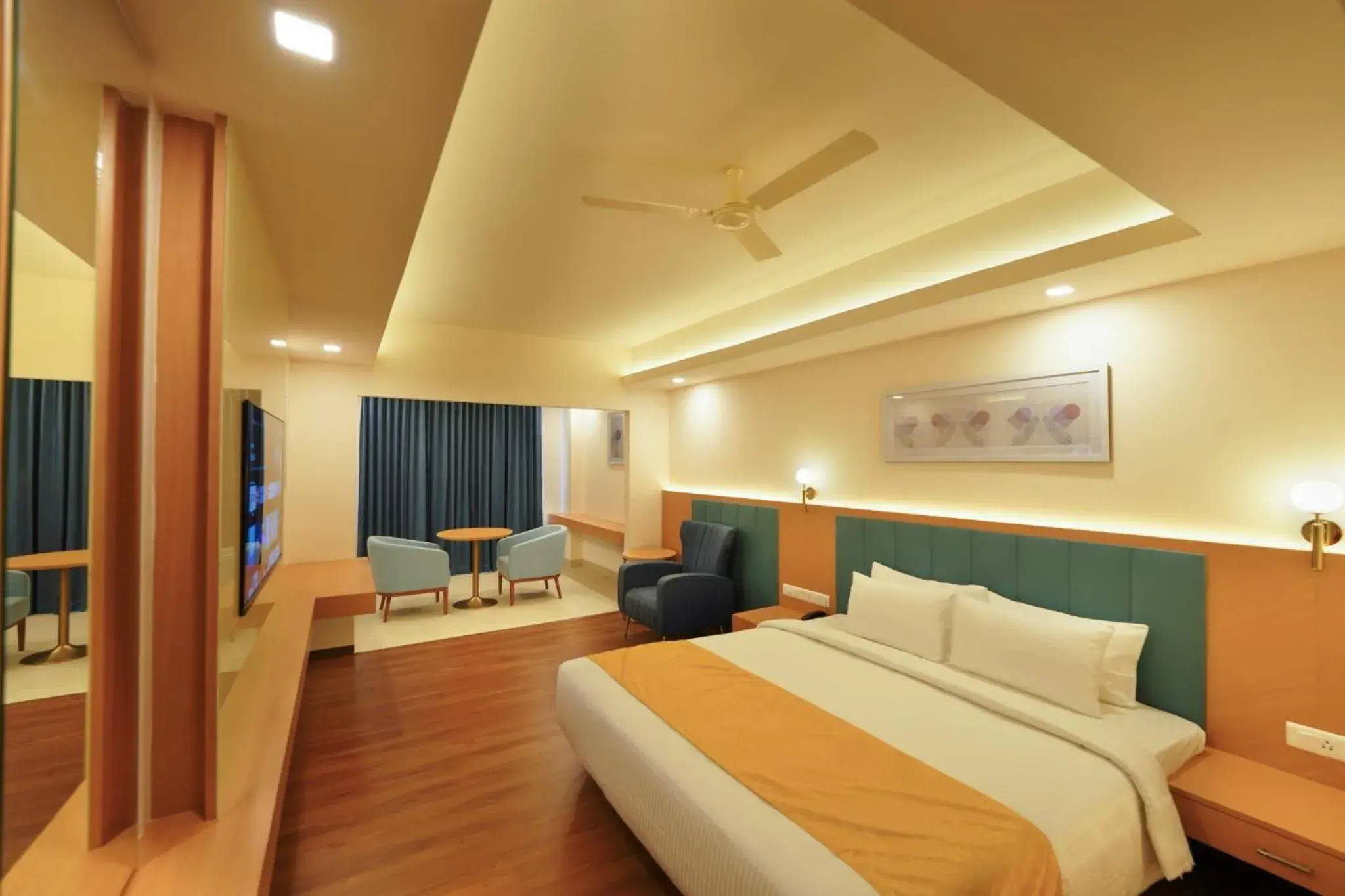 Bed in Hotel Turmeric Bed in Hotel Turmeric