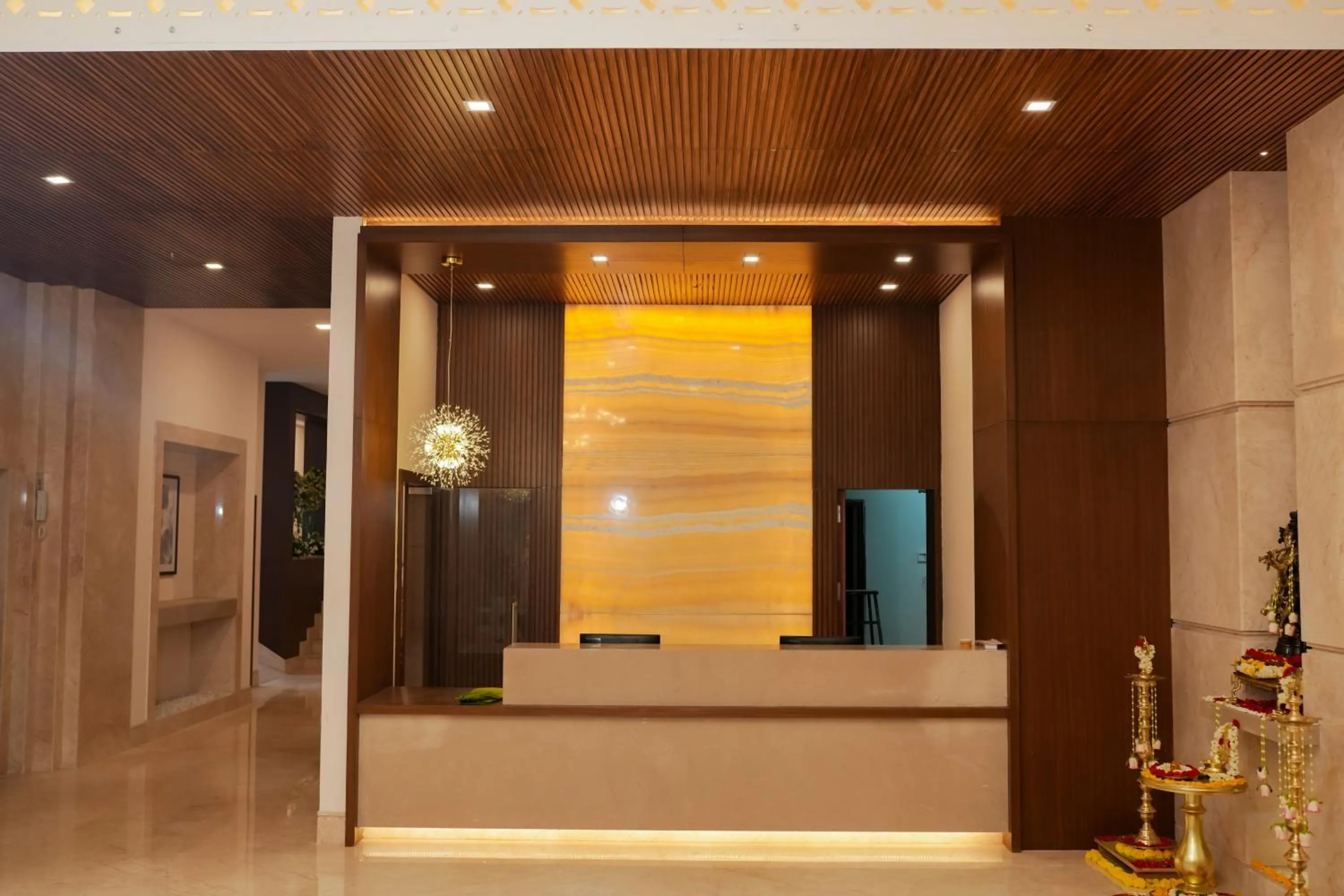 Lobby or reception in Hotel Turmeric