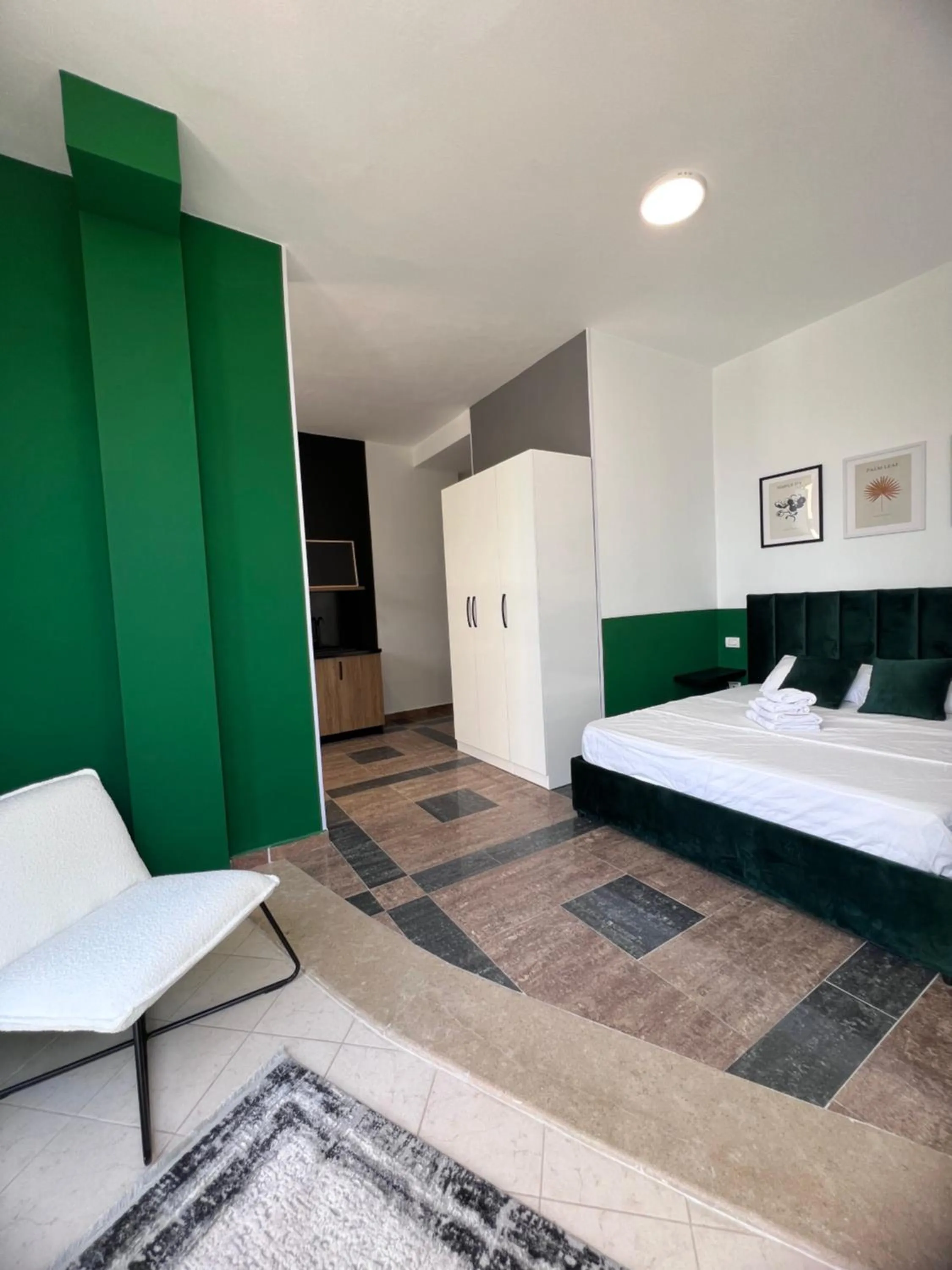 Bed in Cactus Apartments