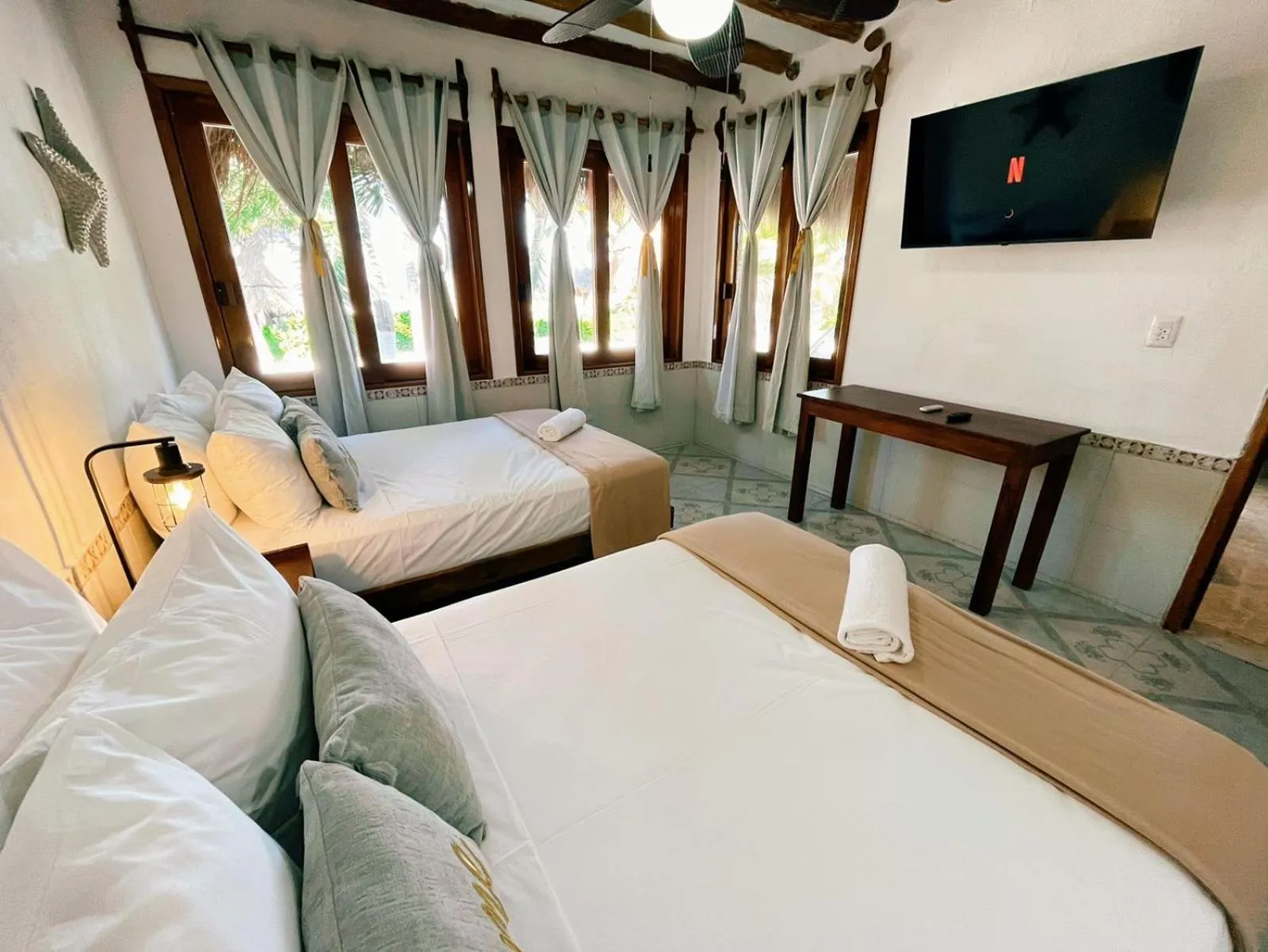 Bed in Casa Playa Holbox!