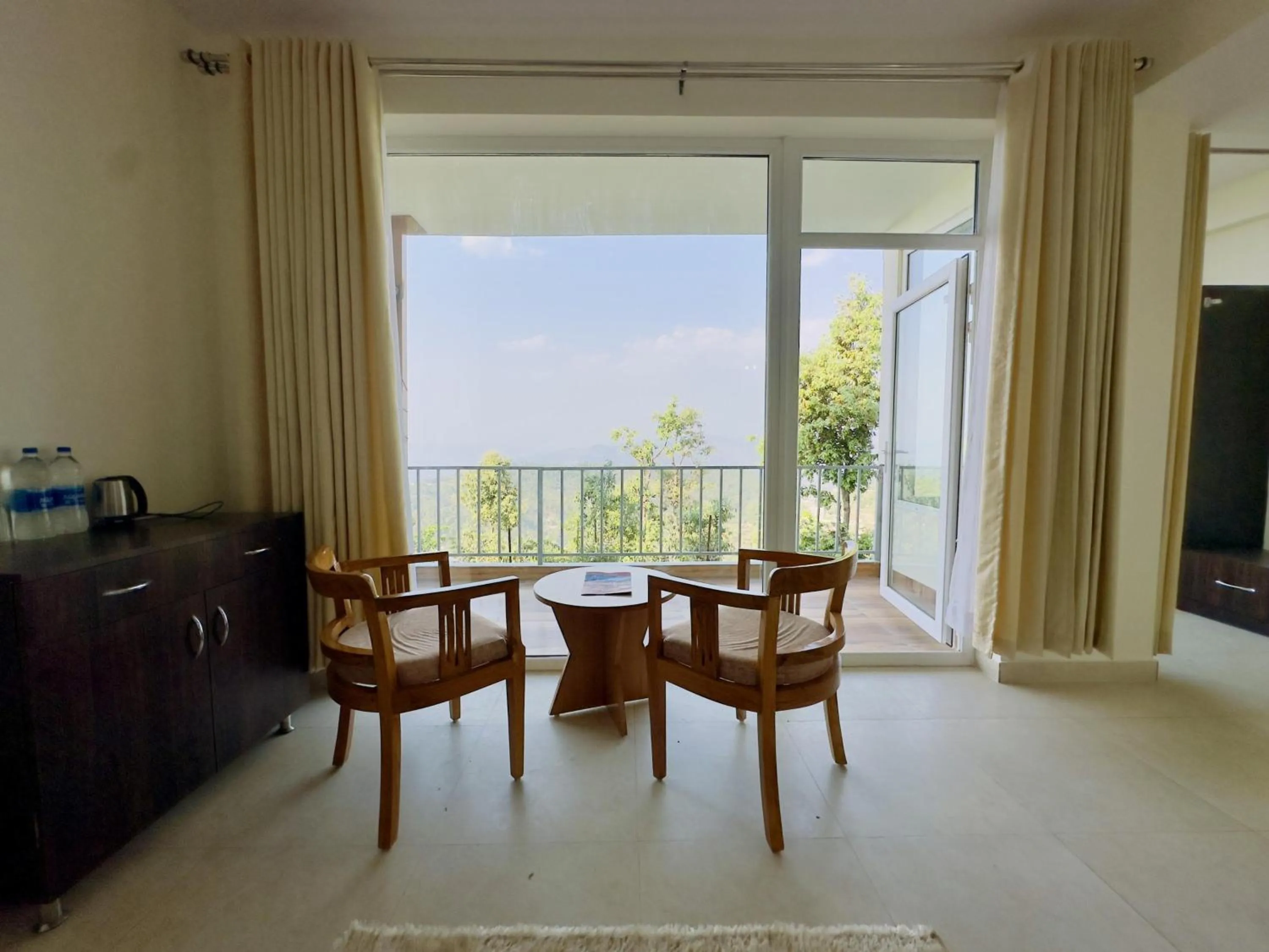 Seating area in Shree Parijat Resort - Luxury Resort in Mukteshwar