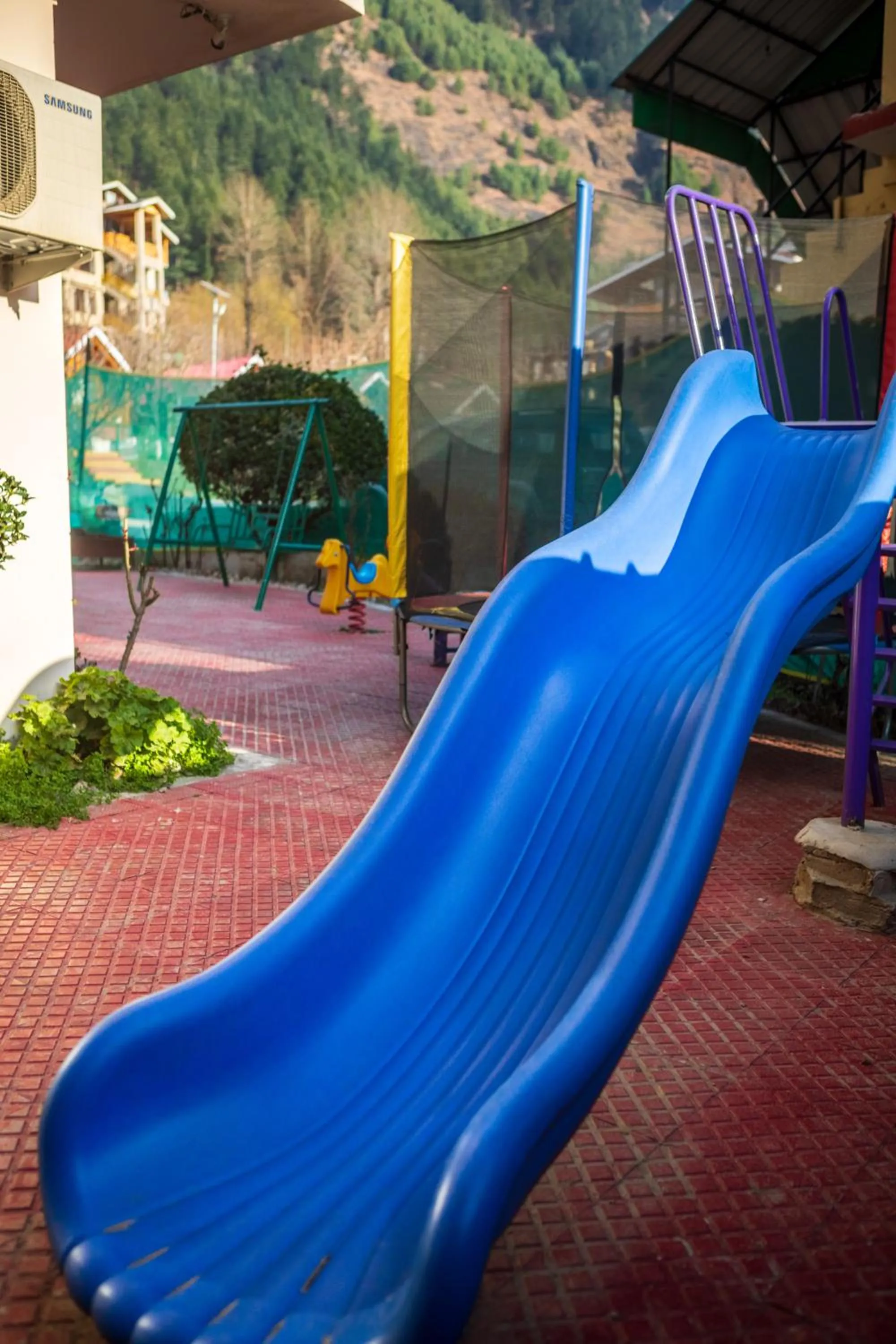 Children play ground in Hill River Resort By West Western -Property of the Year 2024-25 - Central Heated & Air Cooled, Near Mall Road