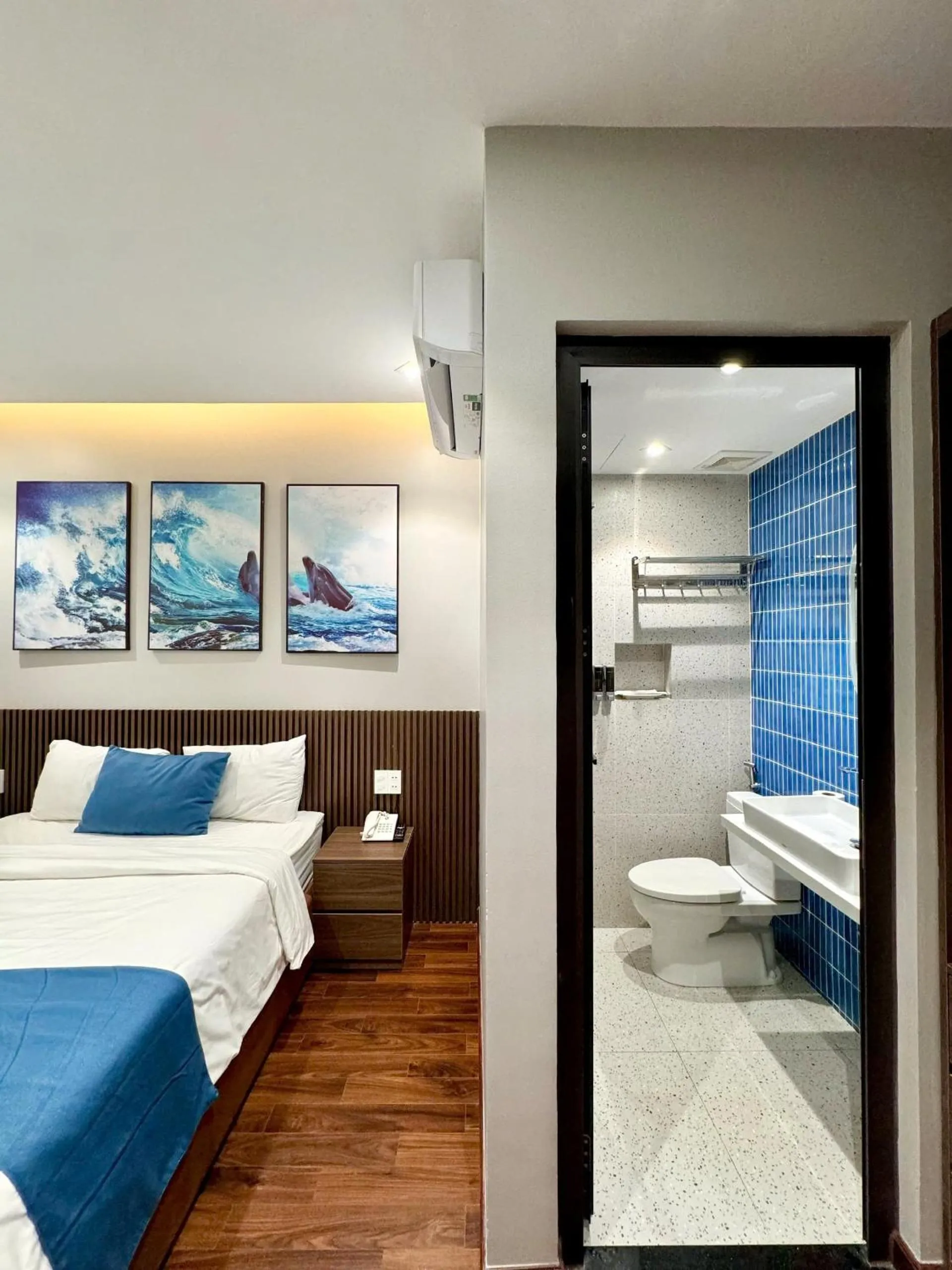 Bed in Hải Long Hotel 2