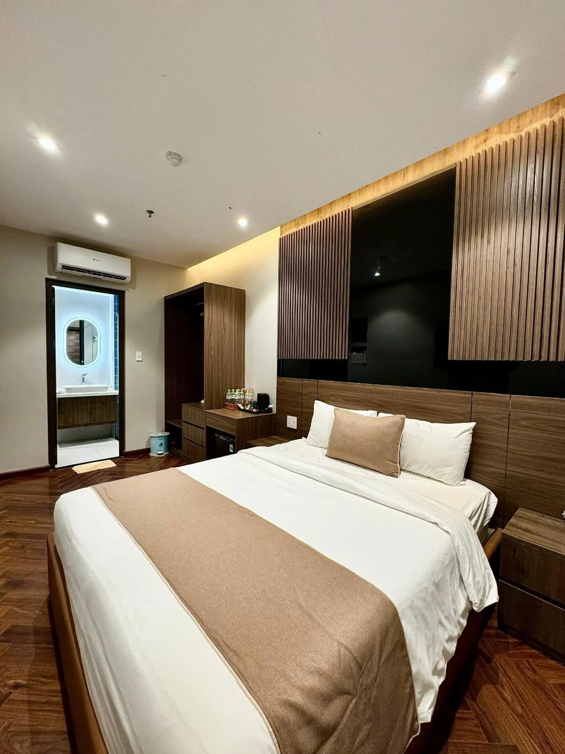 Bed in Hải Long Hotel 2