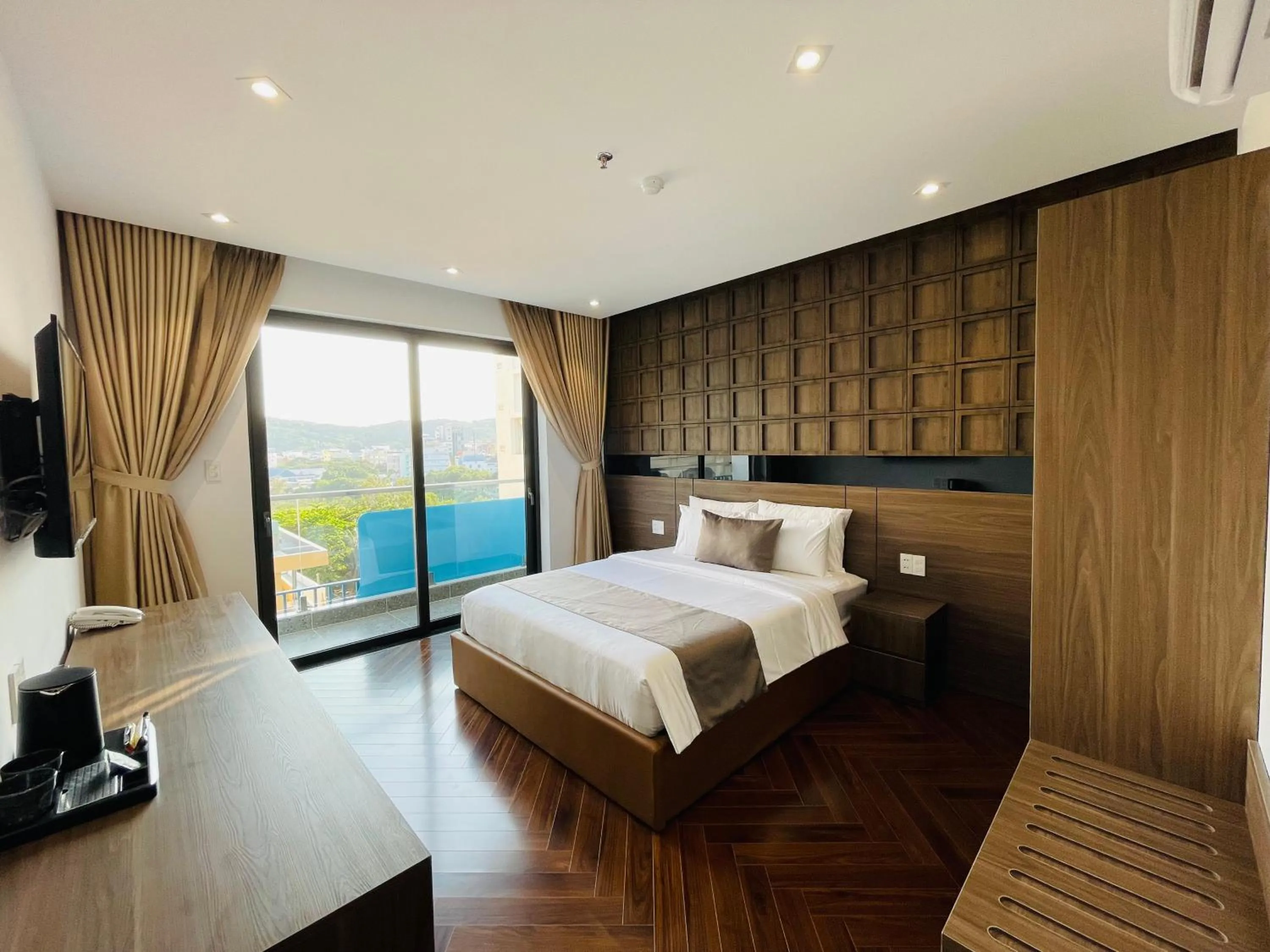 Bed in Hải Long Hotel 2