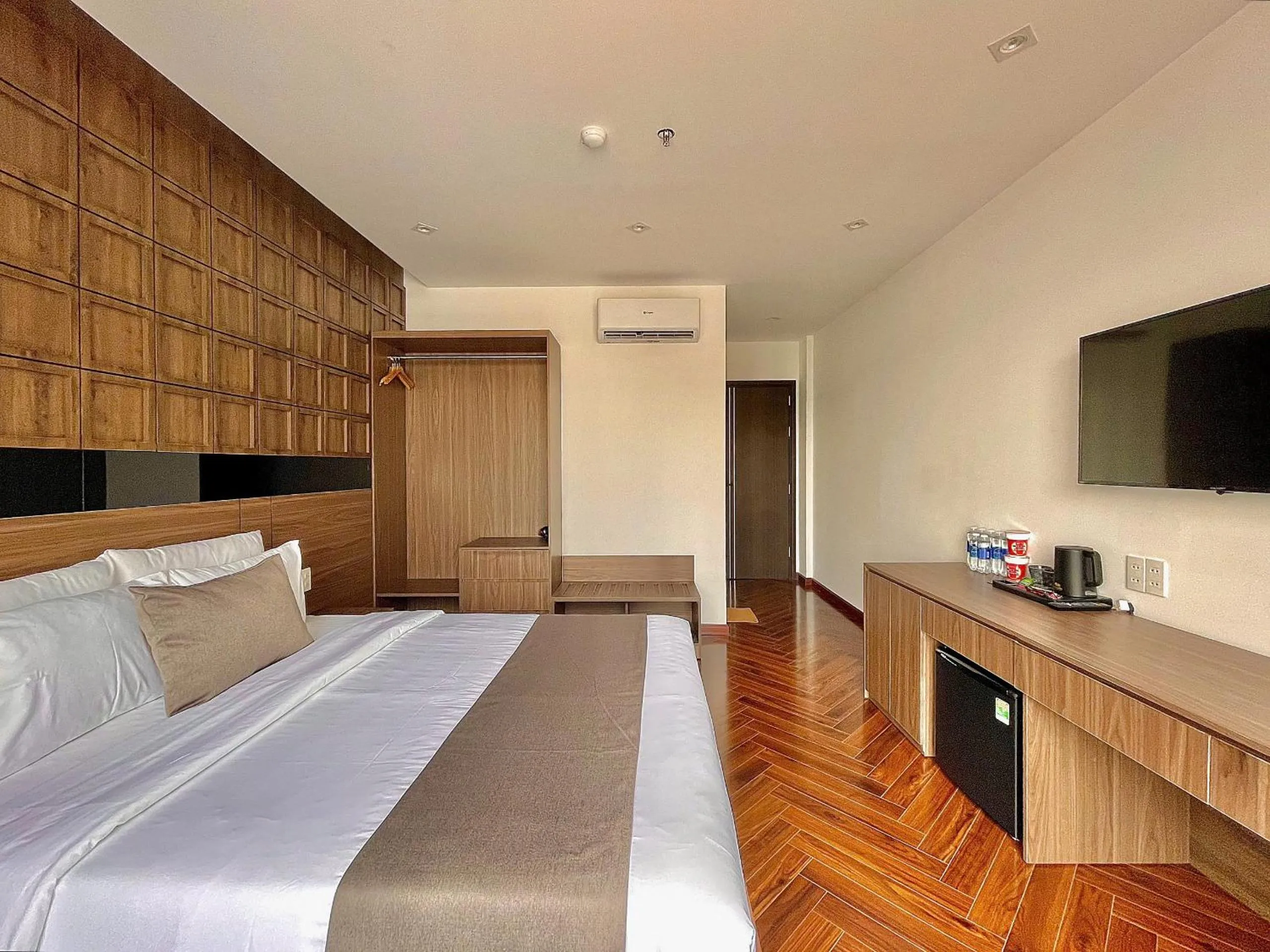 Bed in Hải Long Hotel 2